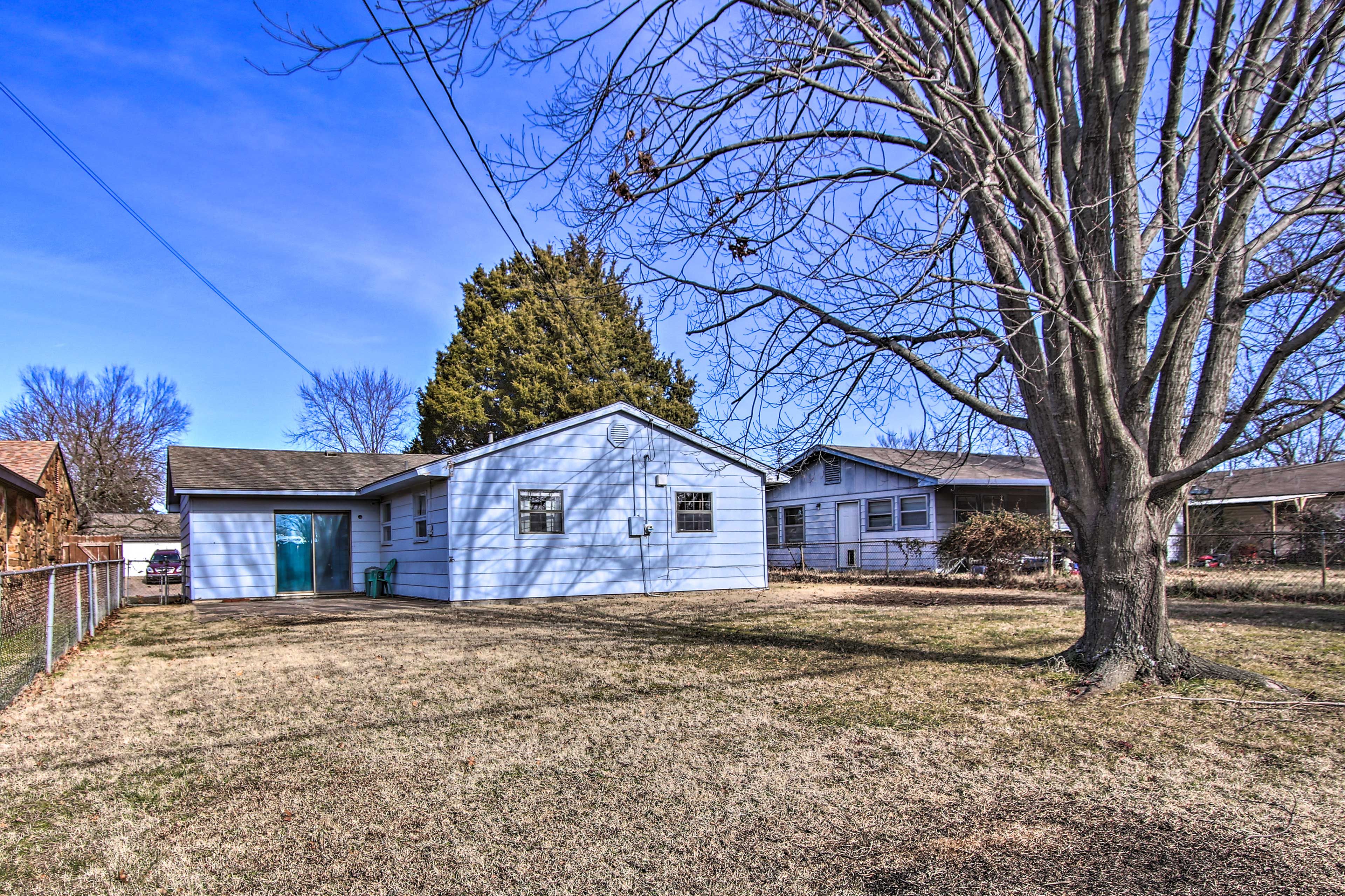 Home Exterior | Enclosed Backyard