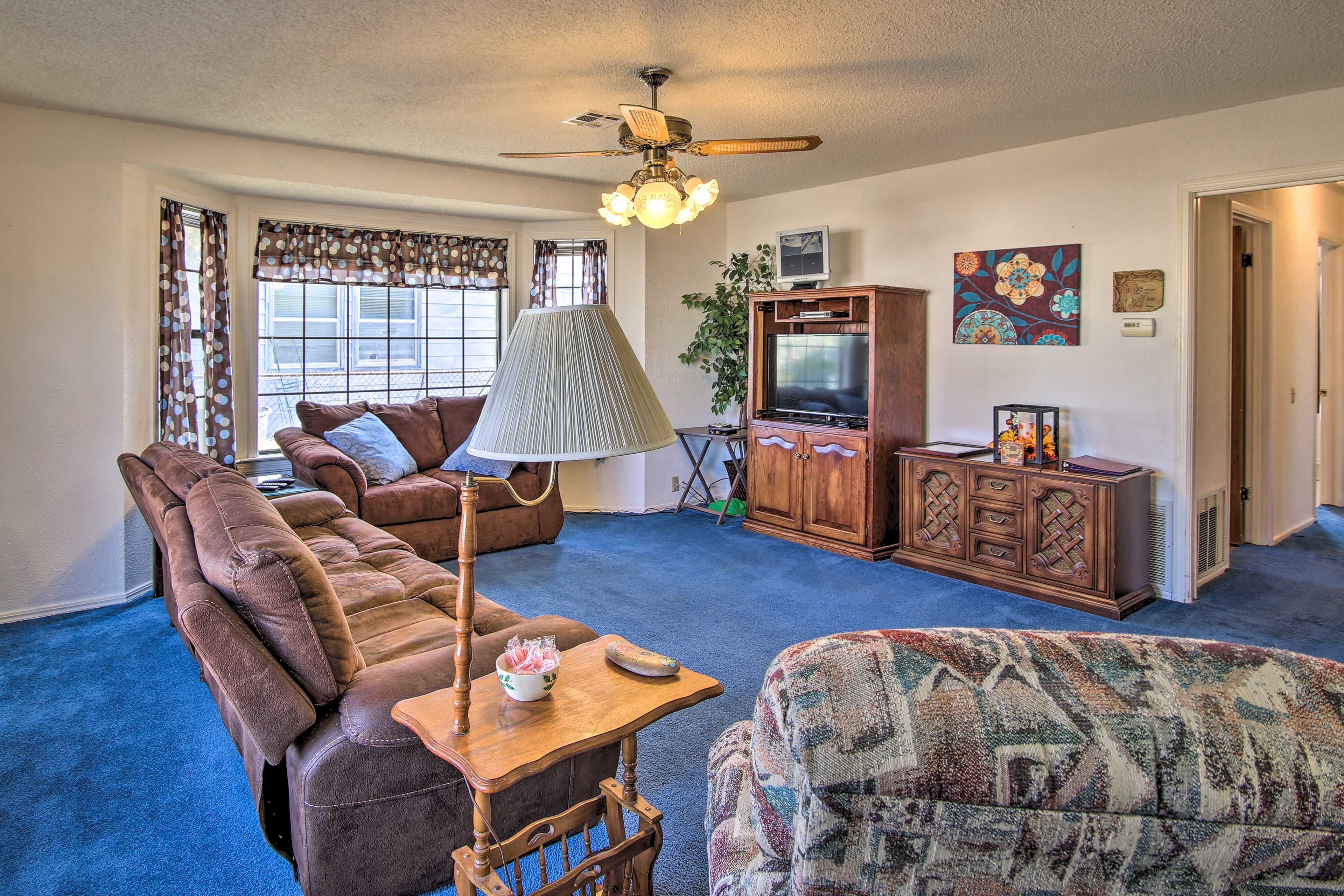 Main Living Space | Smart TV | Free WiFi | 1,100 Sq Ft | Single-Story Home