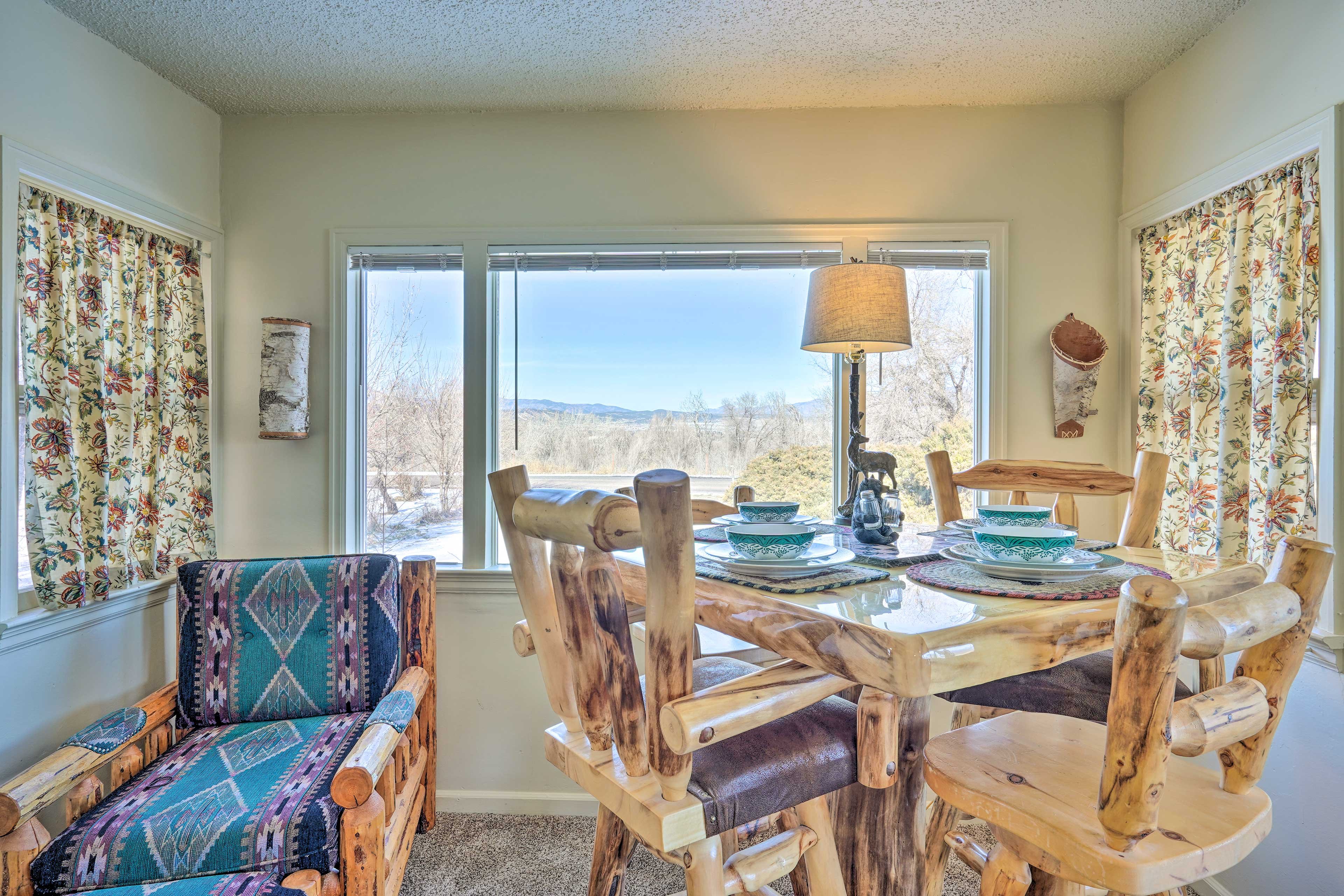 Dining Area | Mountain Views | Main Floor