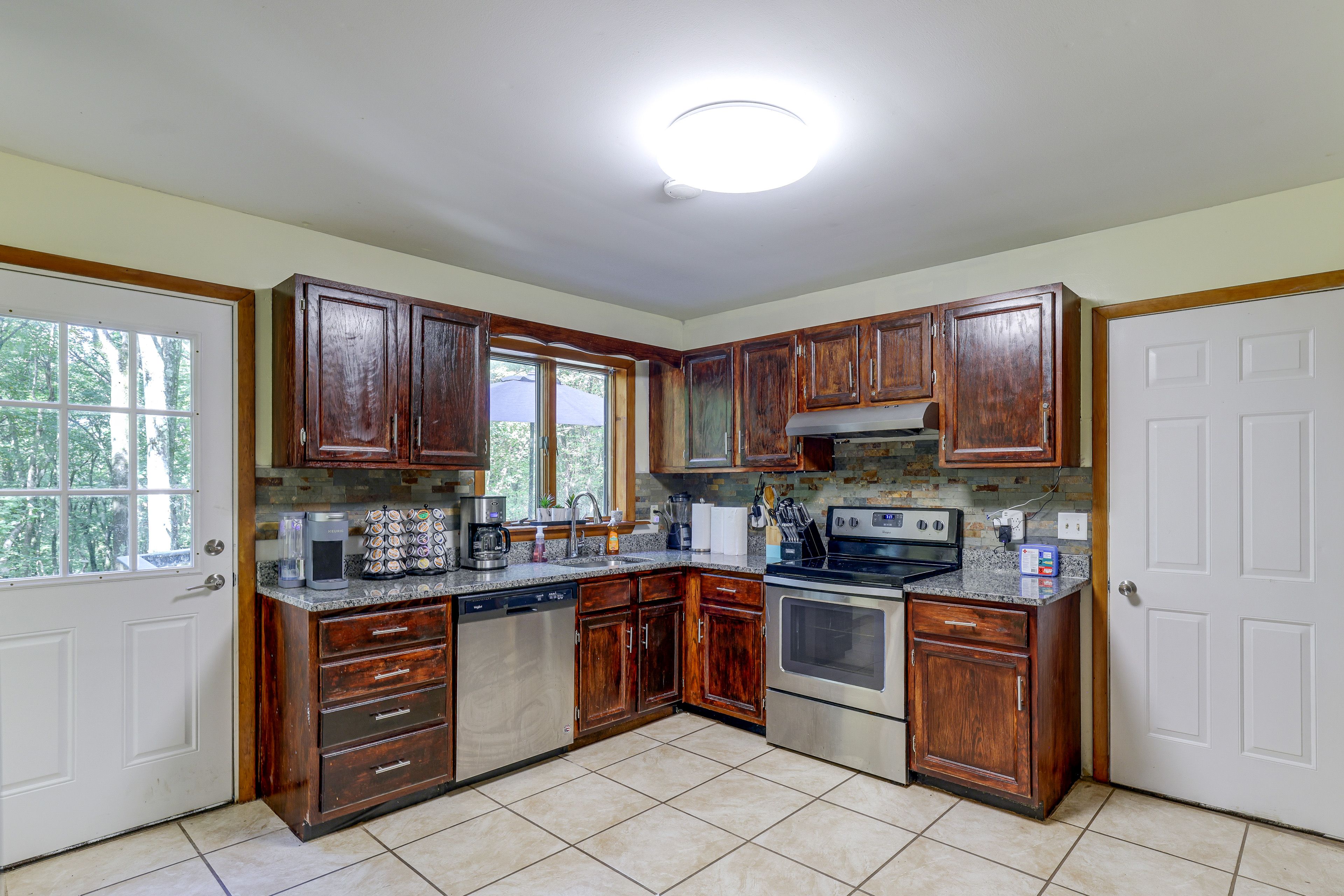 Kitchen | 1st Floor | Dishware & Flatware | In-Unit Laundry