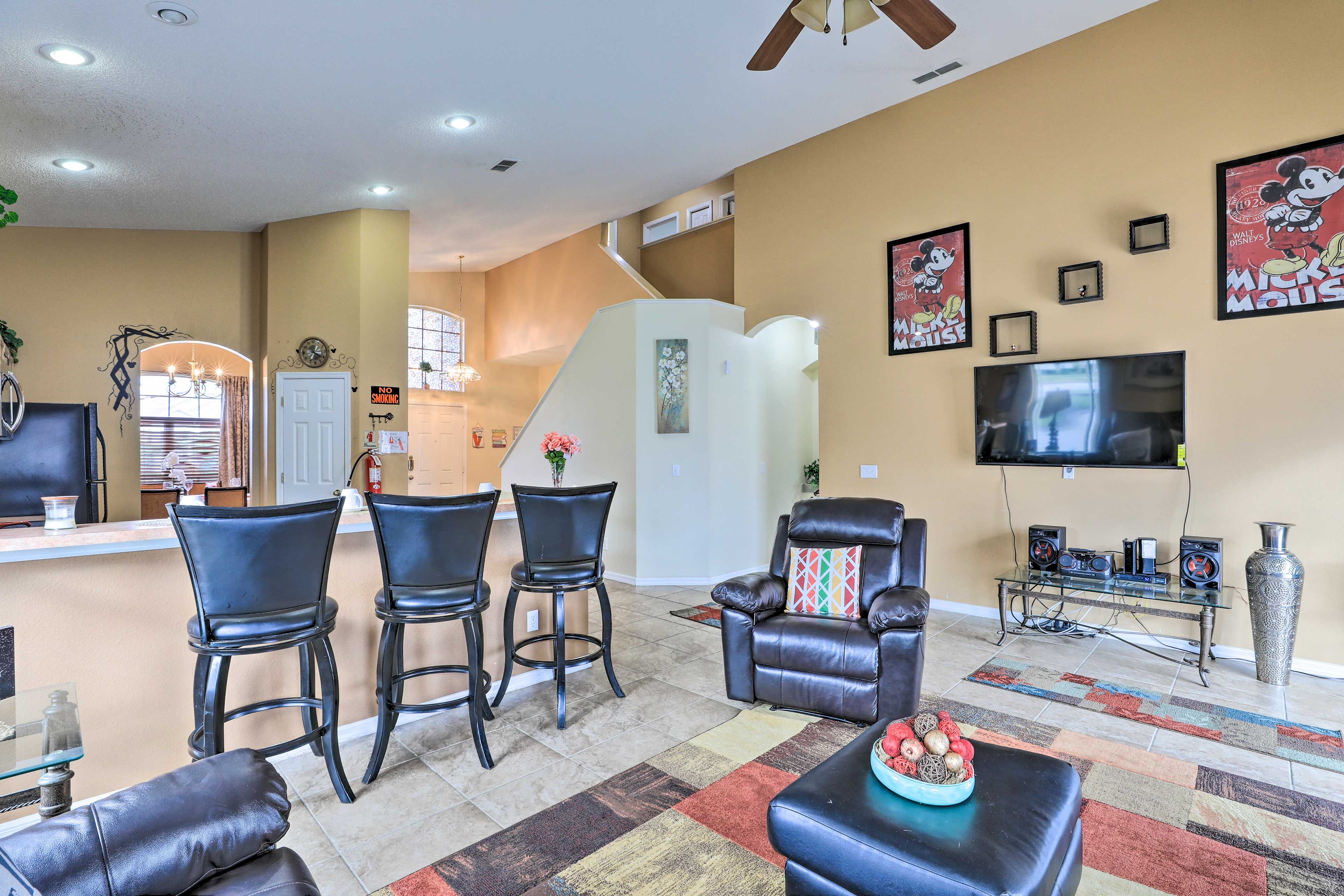 Main Living Area | Smart TV | Central Heat & A/C