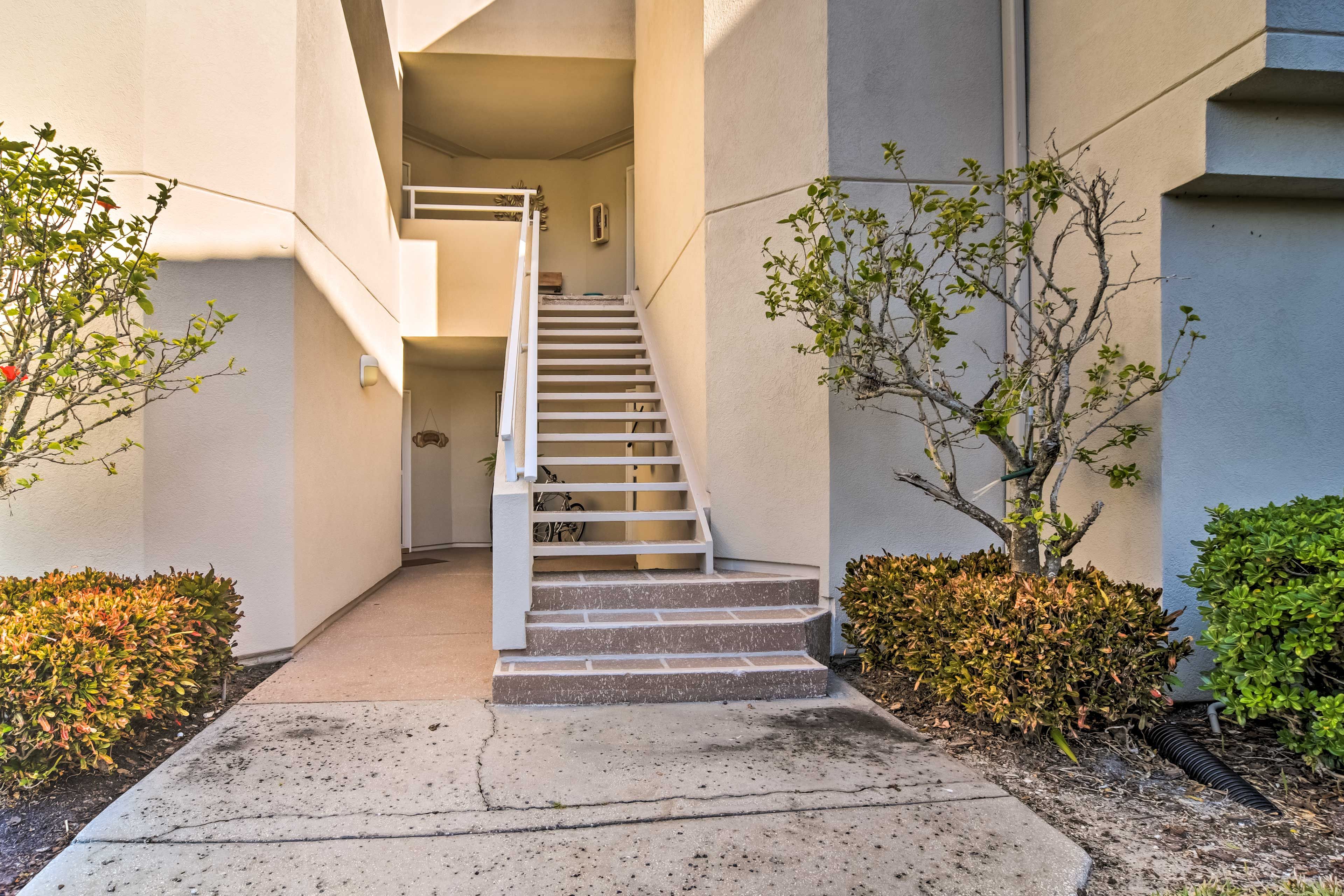Condo Exterior | Only Access By Stairs | Keyless Entry