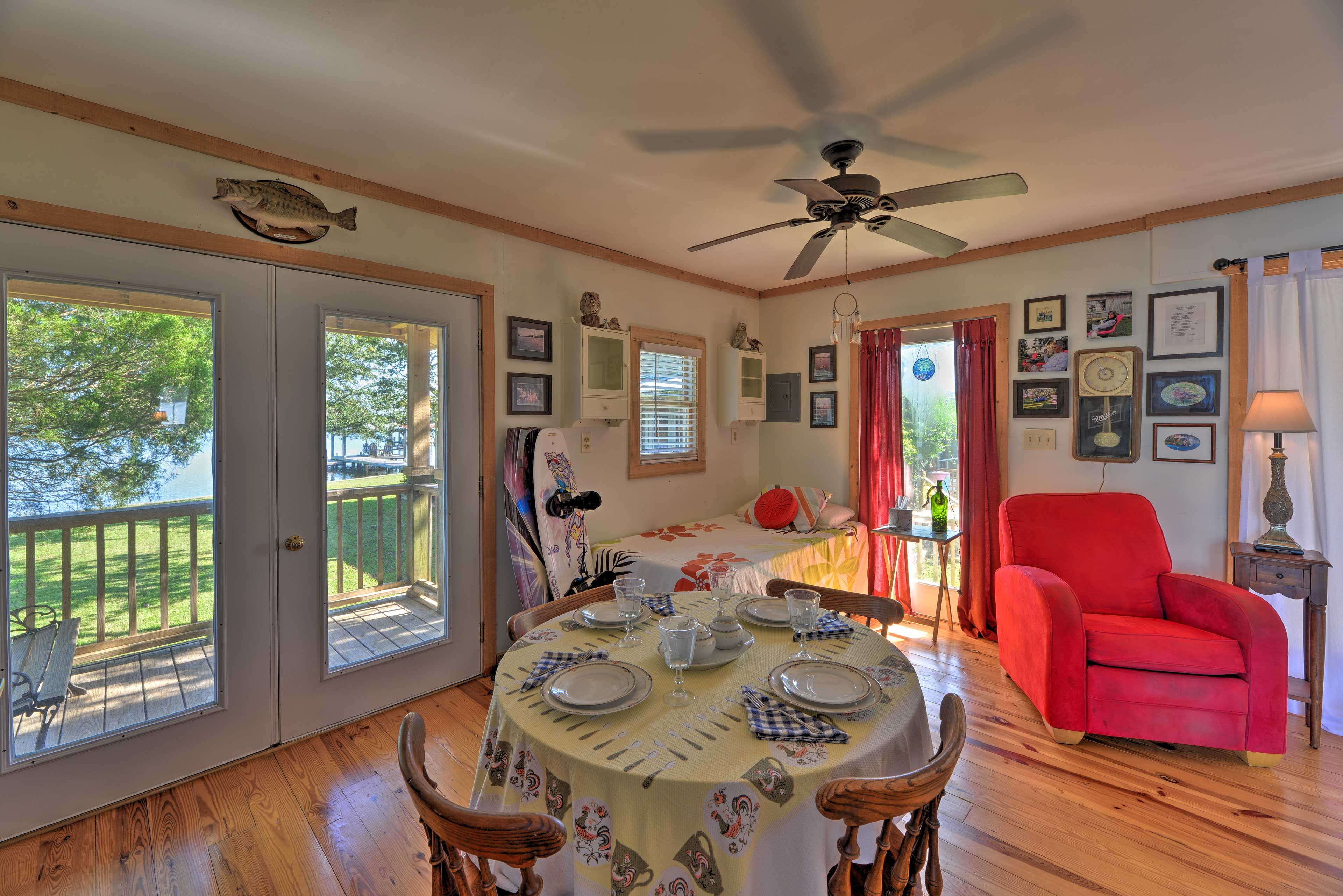 Living Area | Dining Space | Twin Bed