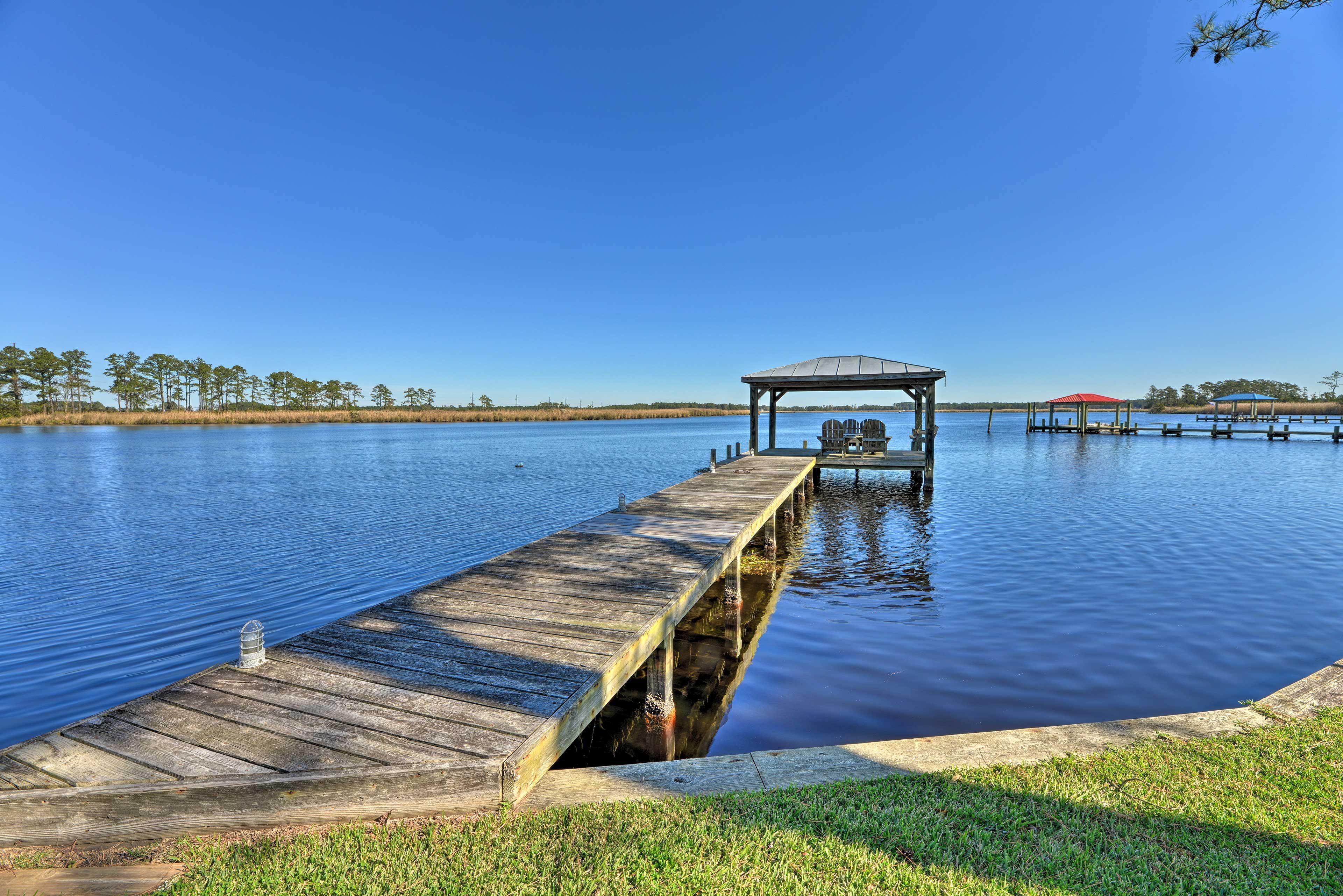 Pungo River | Dock Access | Life Jackets & Floats