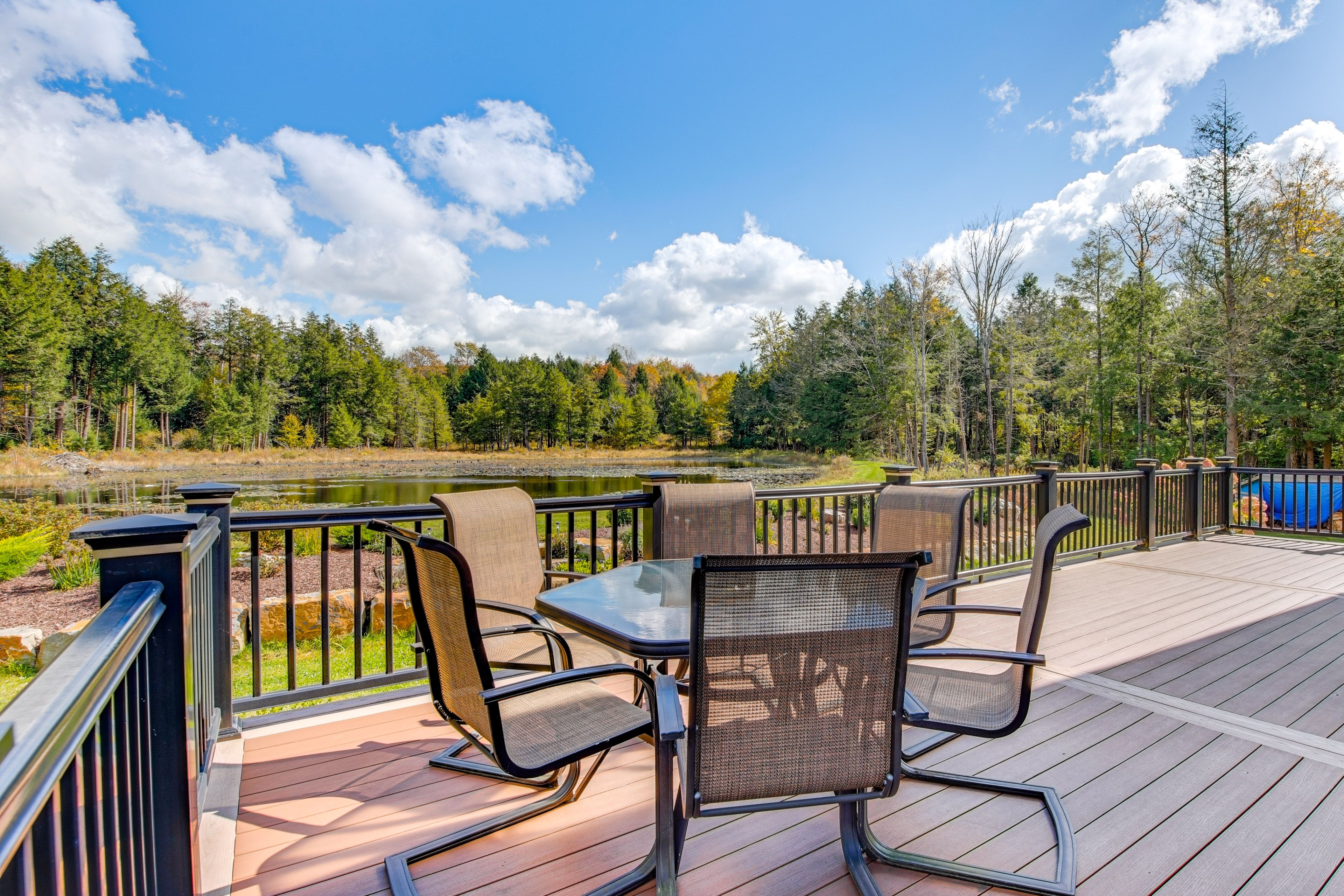 Private Deck | Fishing Pond On-Site