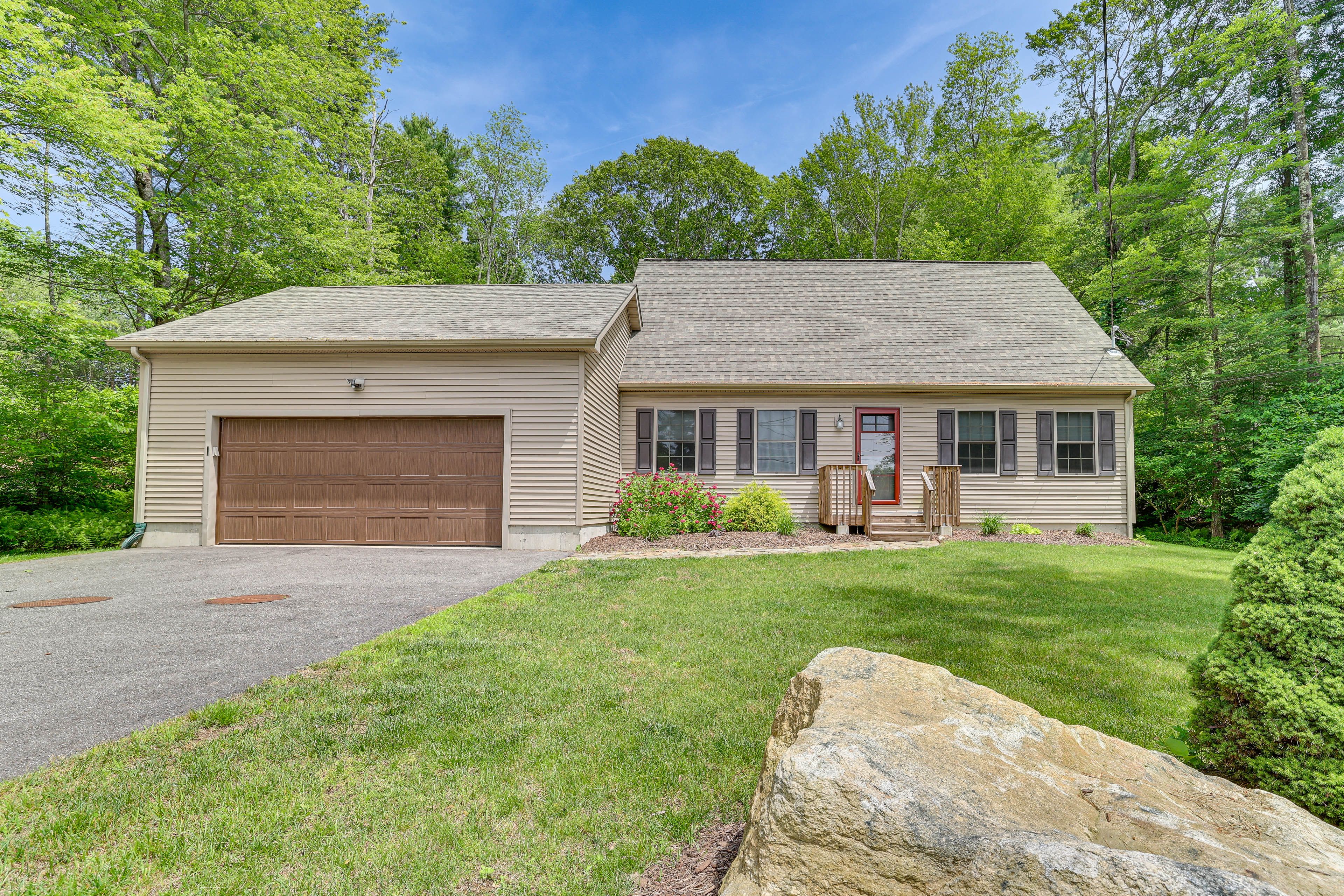 Home Exterior | 3 Stairs to Access | Garage Parking (2 vehicles)