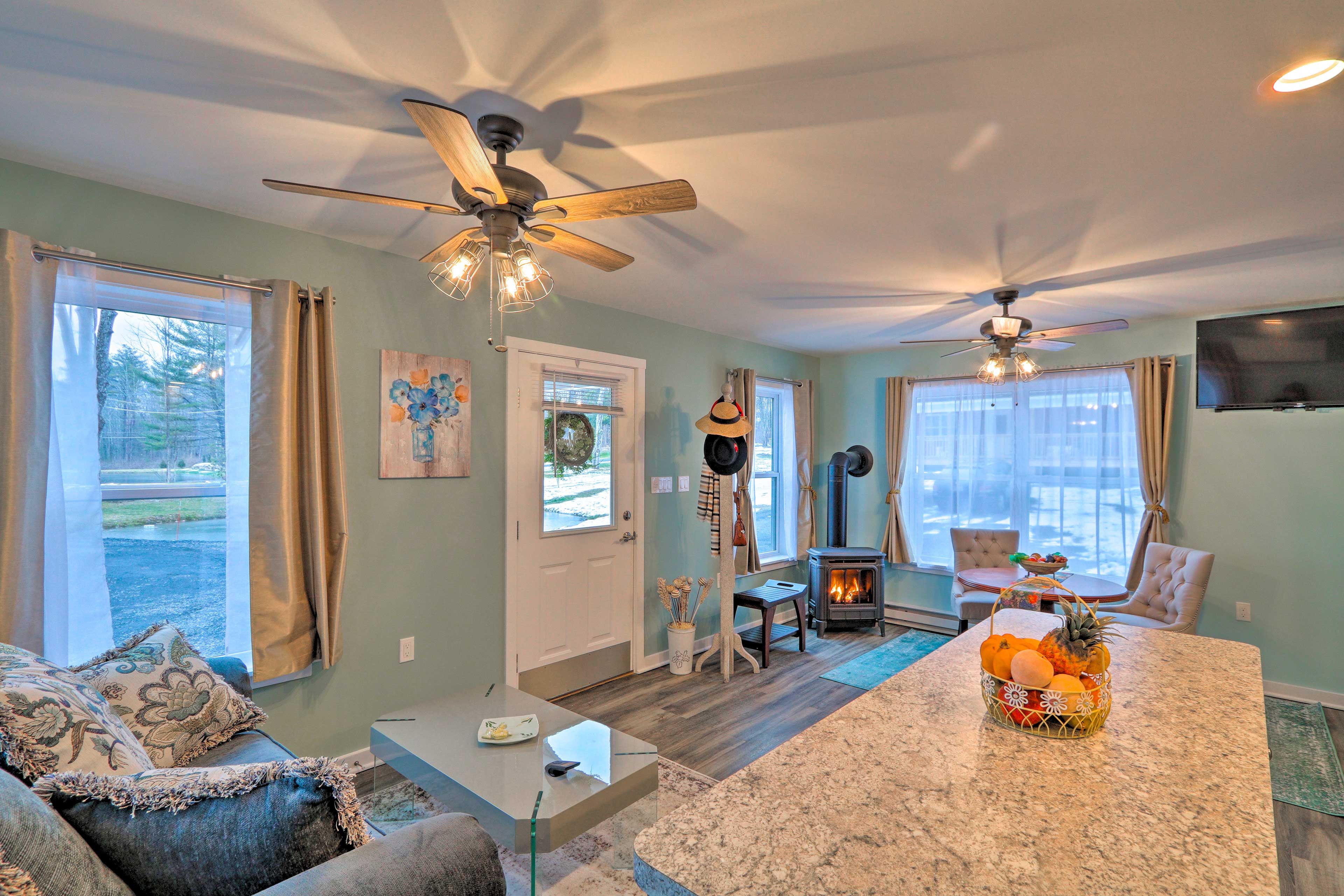 Living Room | Wood-Burning Stove