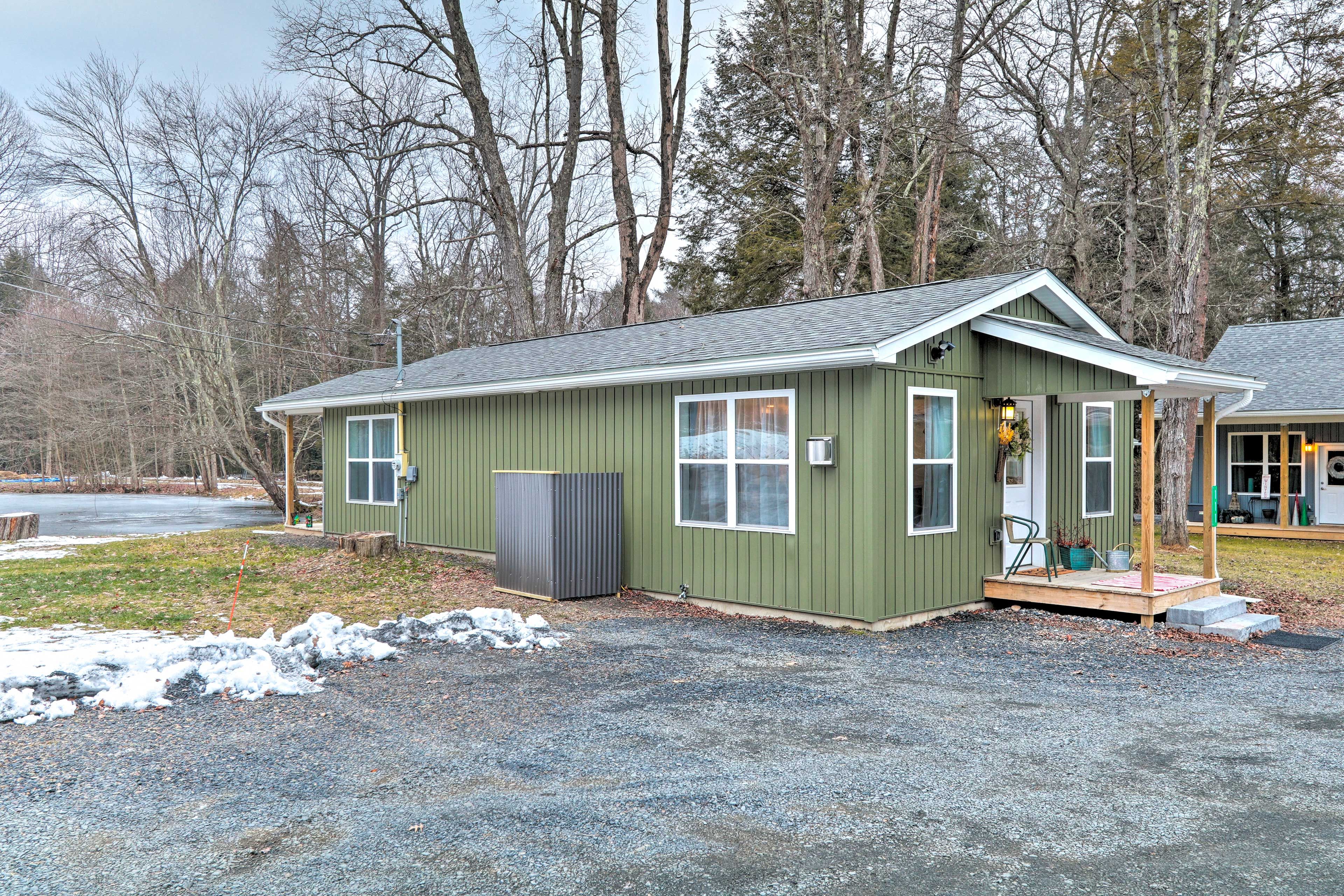 Cottage Exterior | Driveway Parking (2 vehicles)