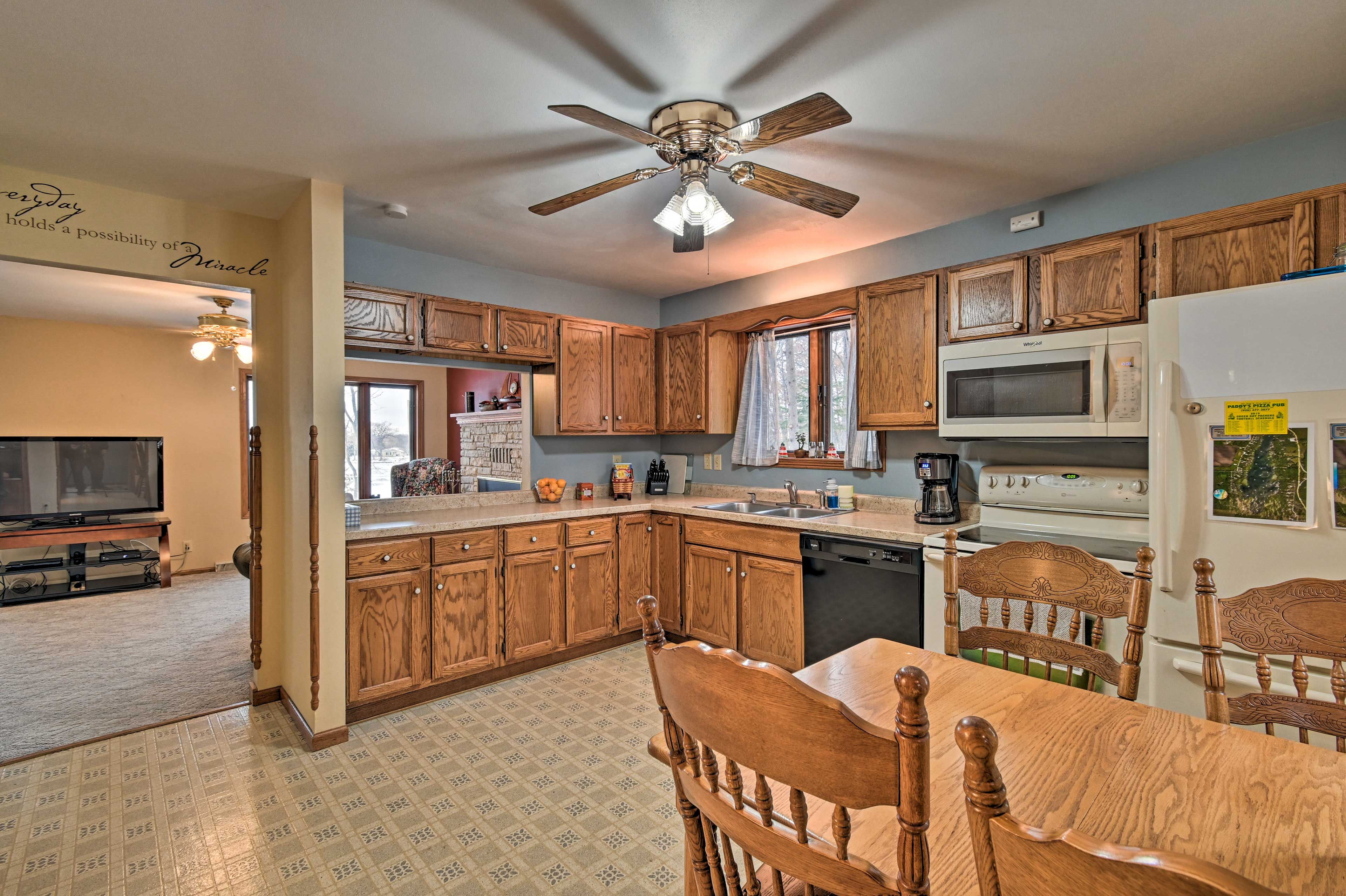 Fully Equipped Kitchen | Pass-Through Window | Cooking Basics