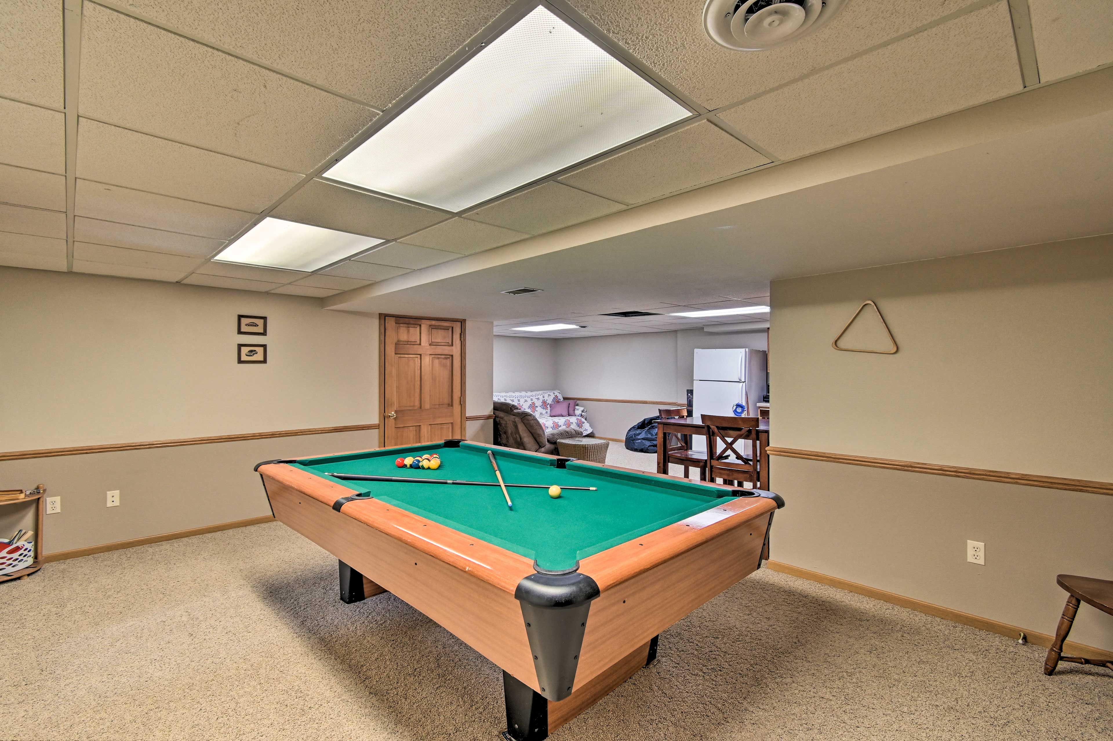 Downstairs Game Room | Futon