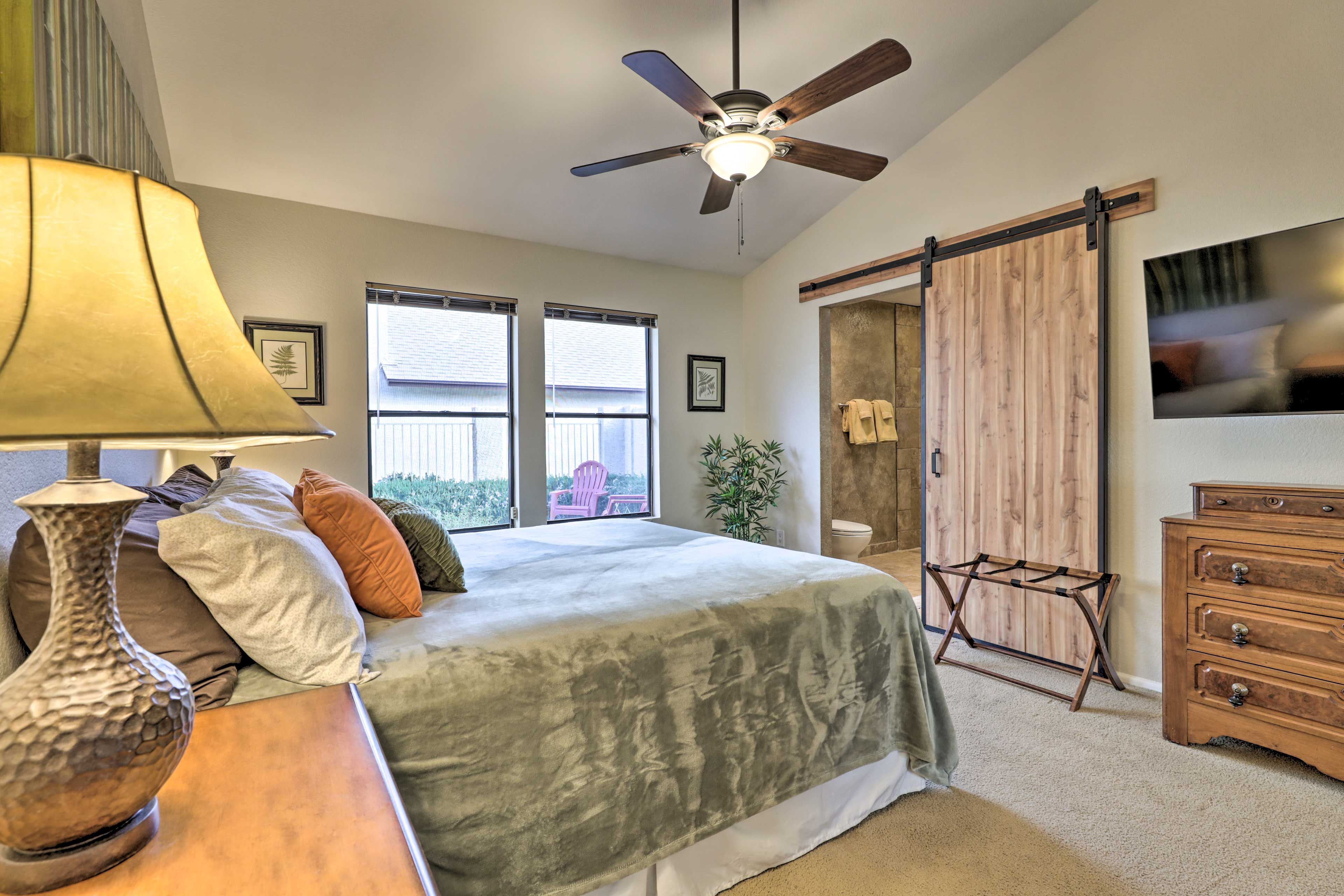 Bedroom 1 | California King Bed | Linens Provided