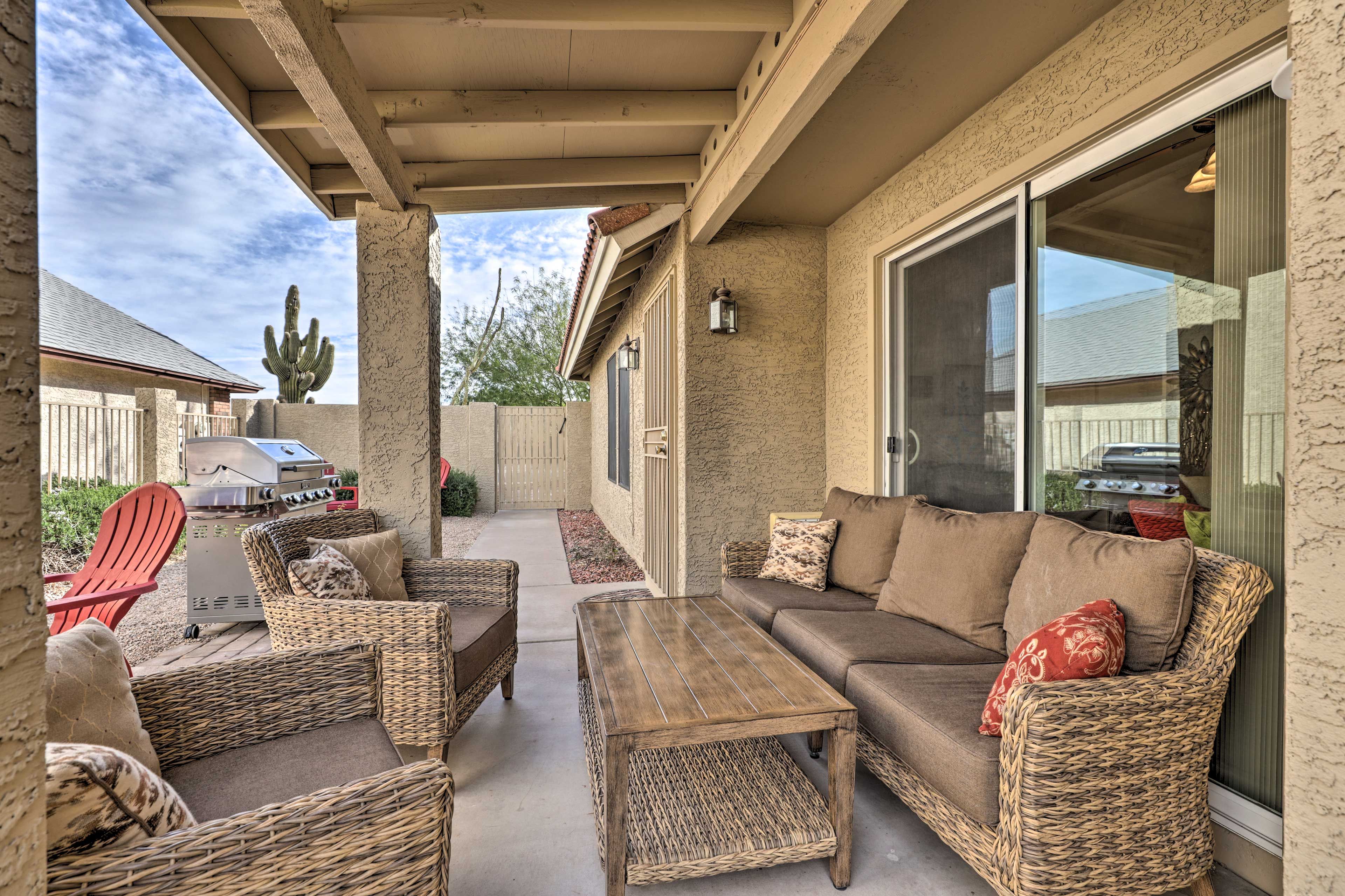 House Exterior | Gas Grill