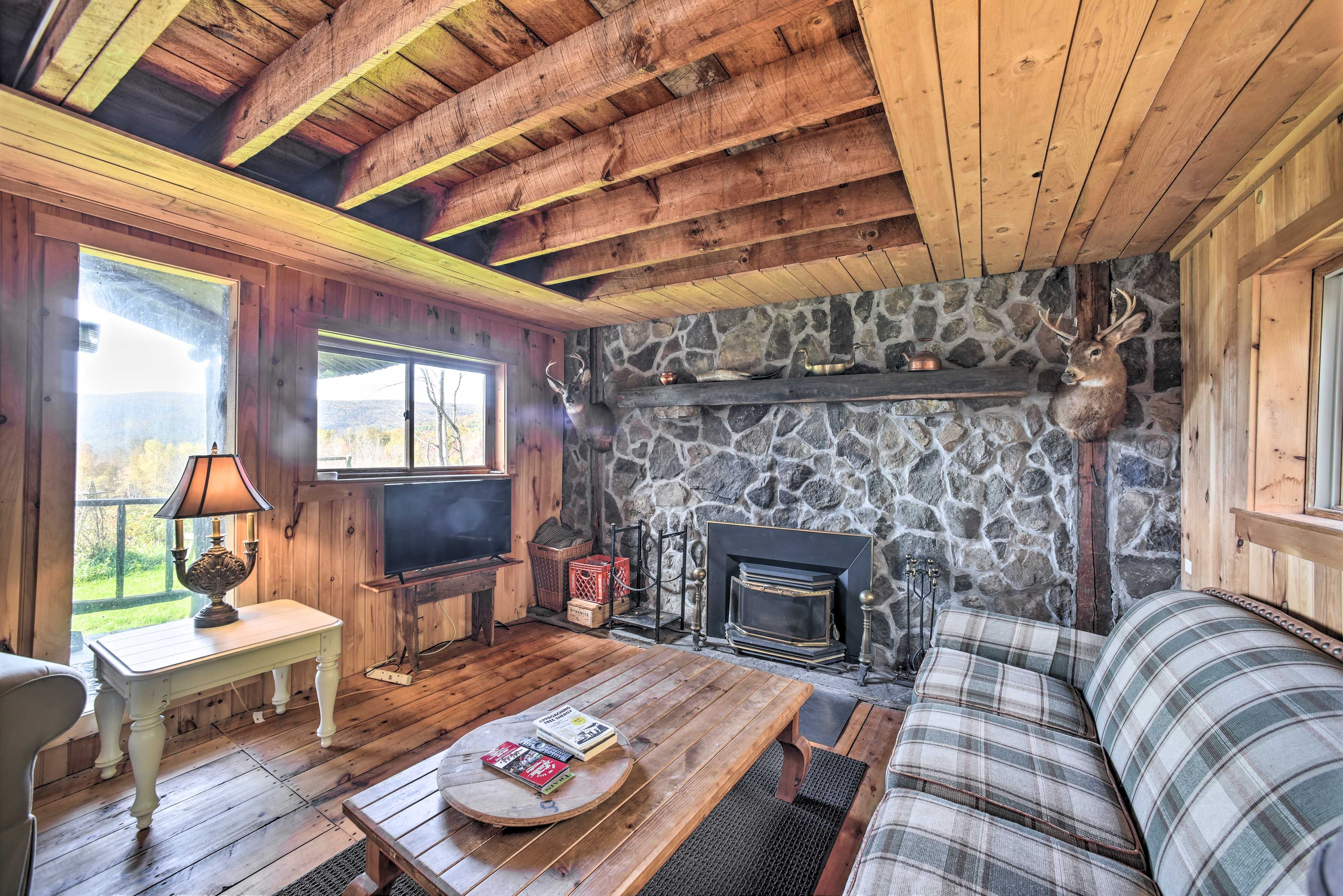 Living Room | 1st Floor | Wood-Burning Stove