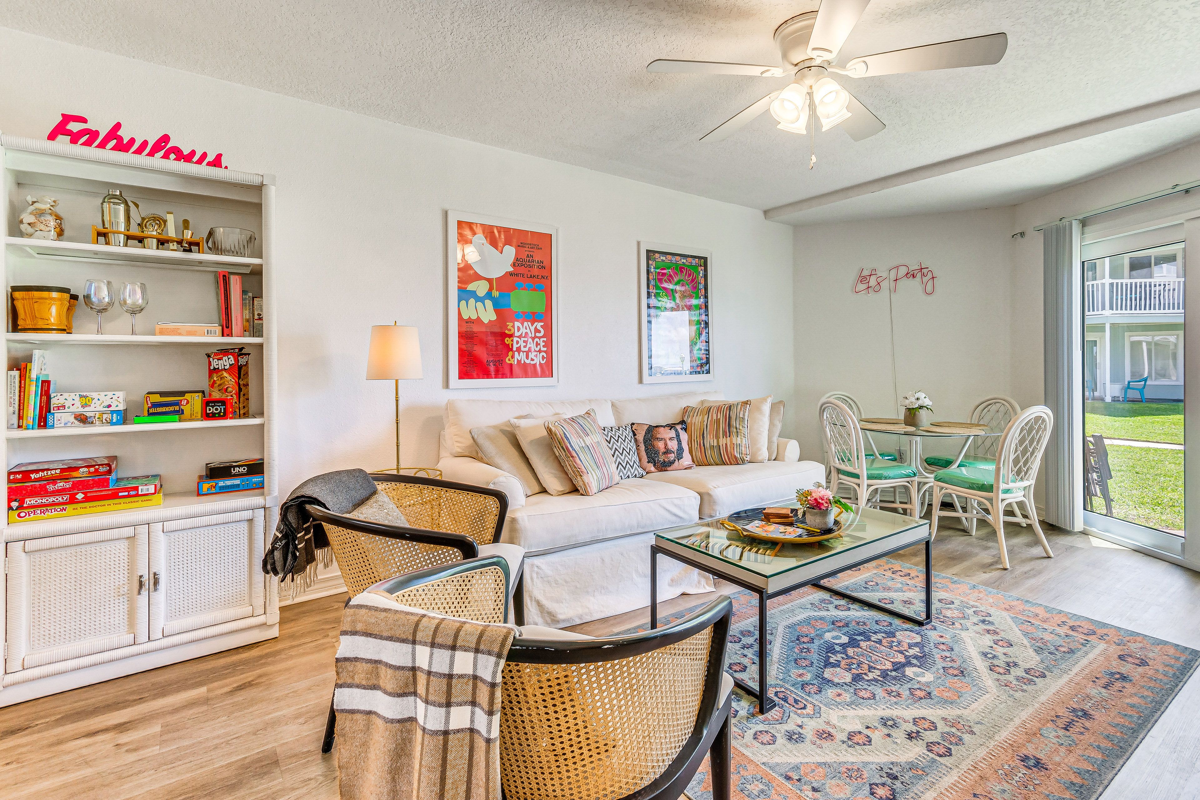 Living Room | Air Conditioning | Sustainably Sourced & Repurposed Furniture
