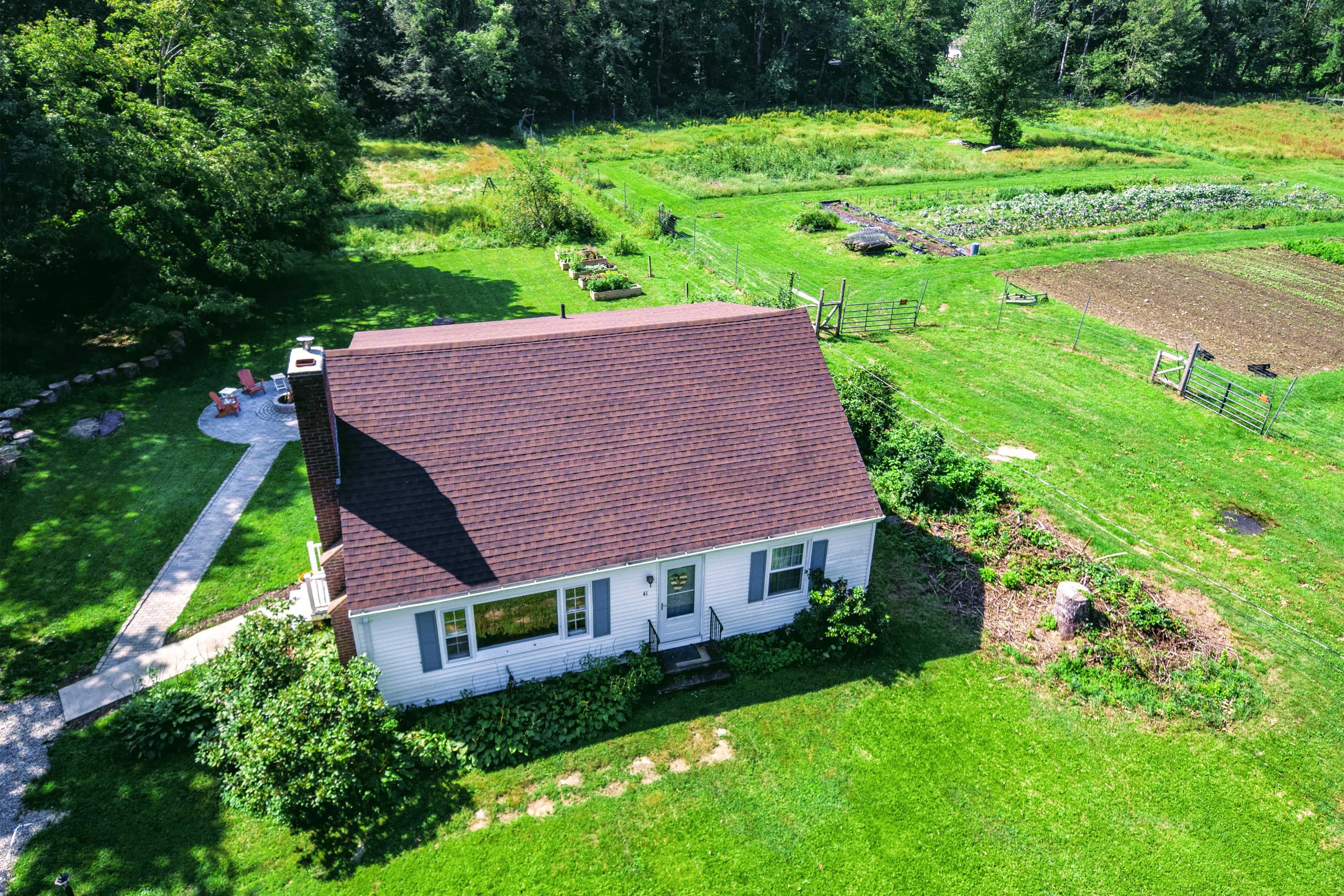 Aerial View of Cottage
