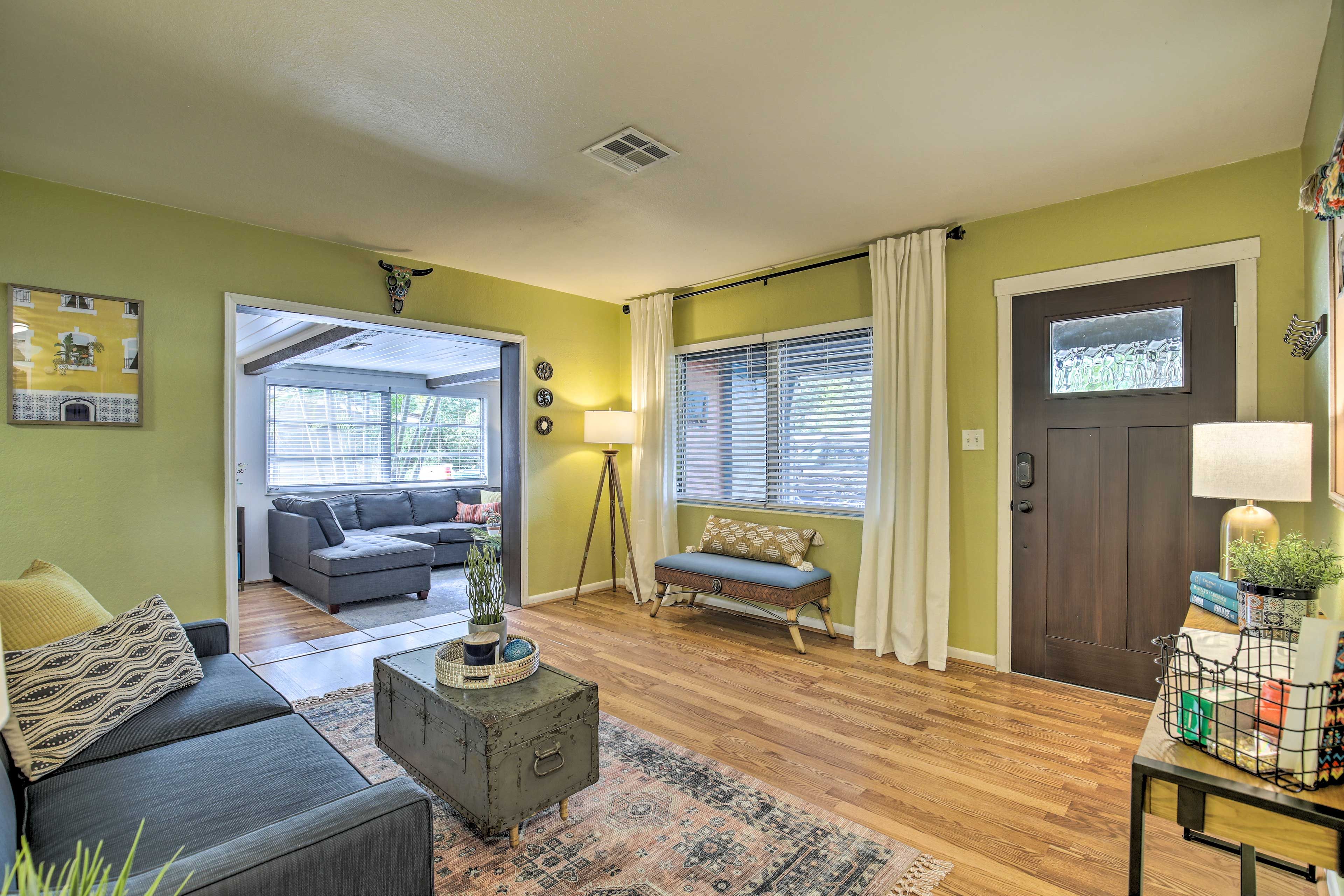 Entryway | 1 Step Down to Living Room