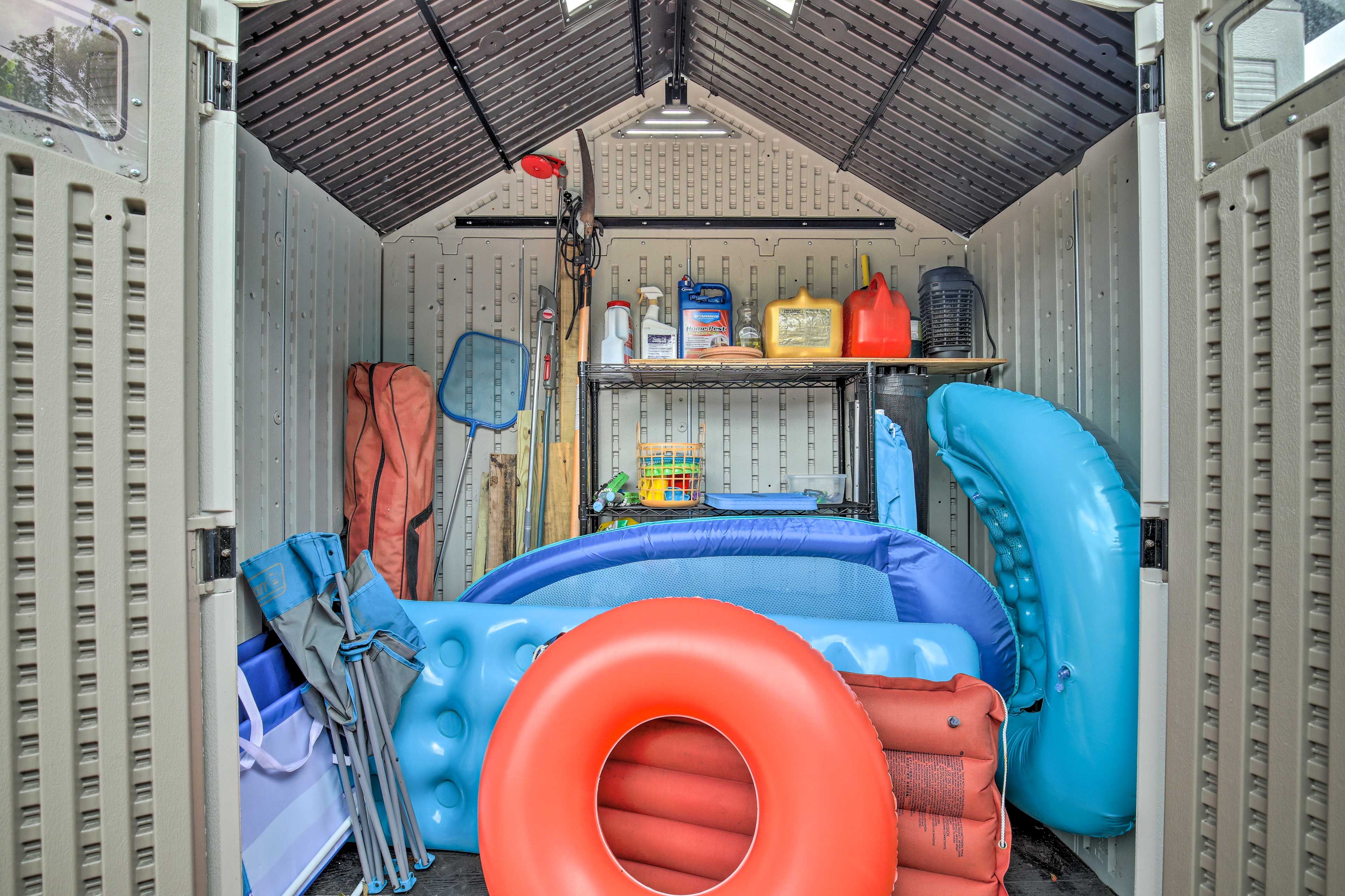 Pool Toys Provided