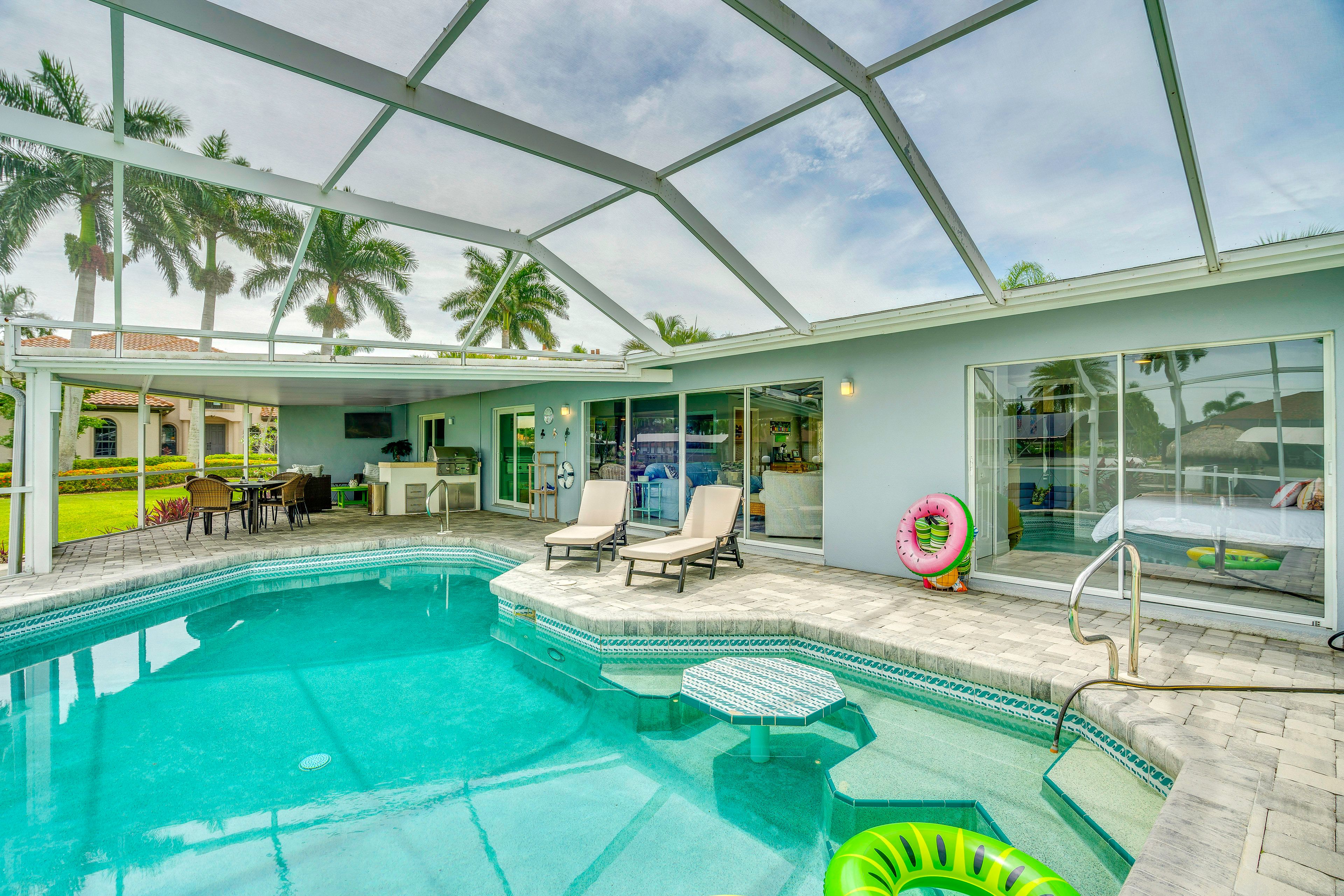 Cape Coral Vacation Rental | 3BR | 2BA | 1,600 Sq Ft | Private 1-Story Home