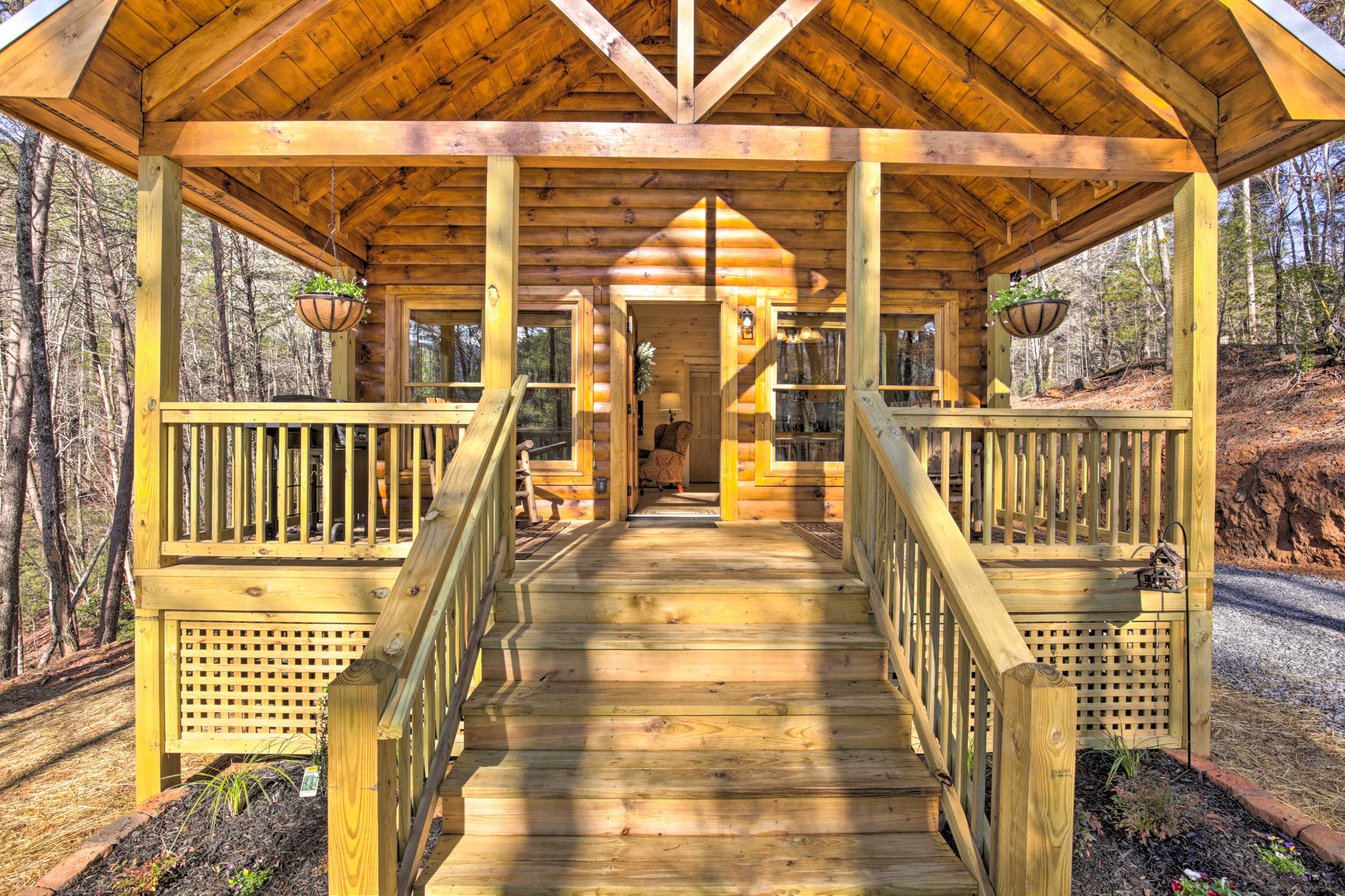 Cabin Exterior | 10 Miles from Blue Ridge