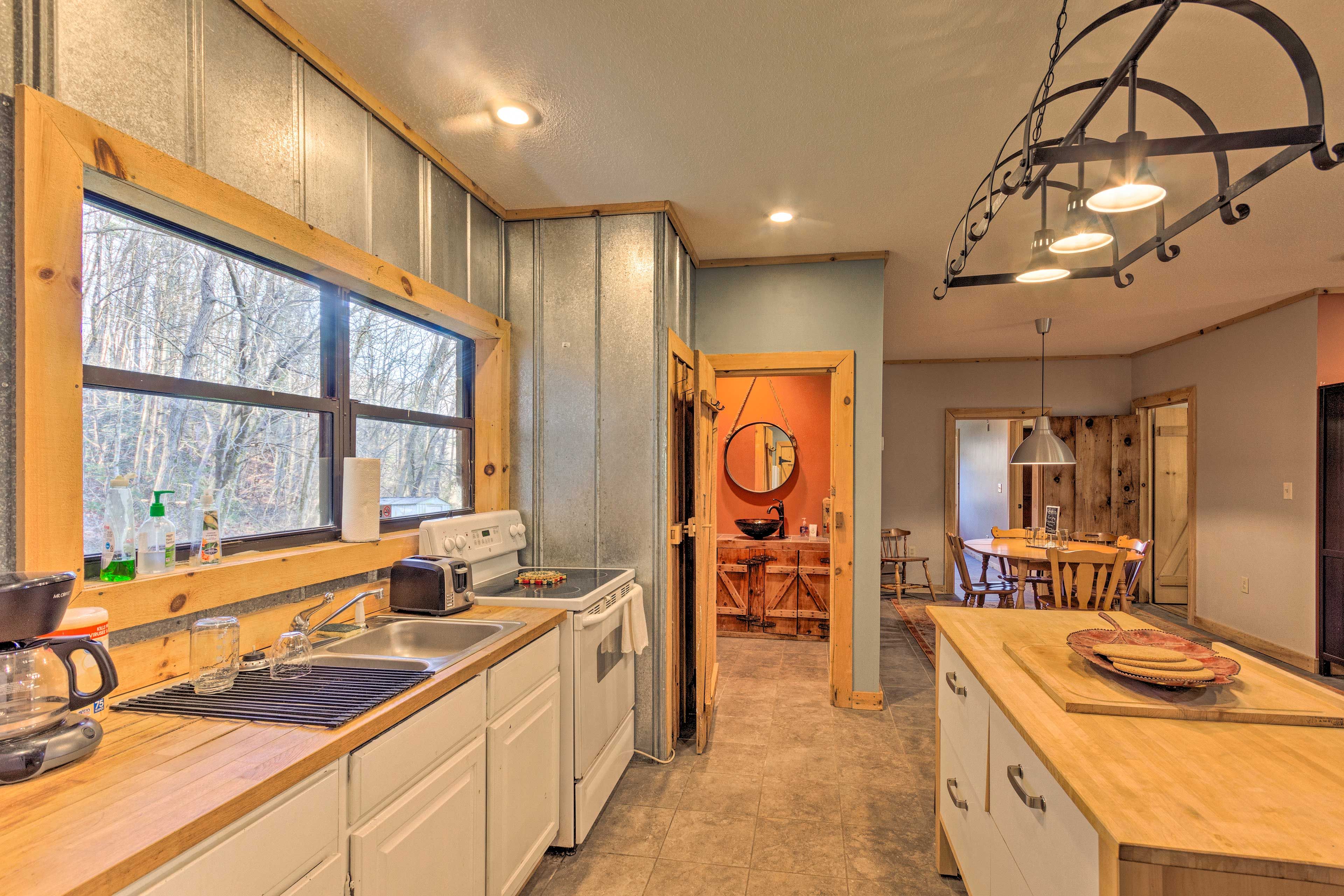 Well-Equipped Kitchen