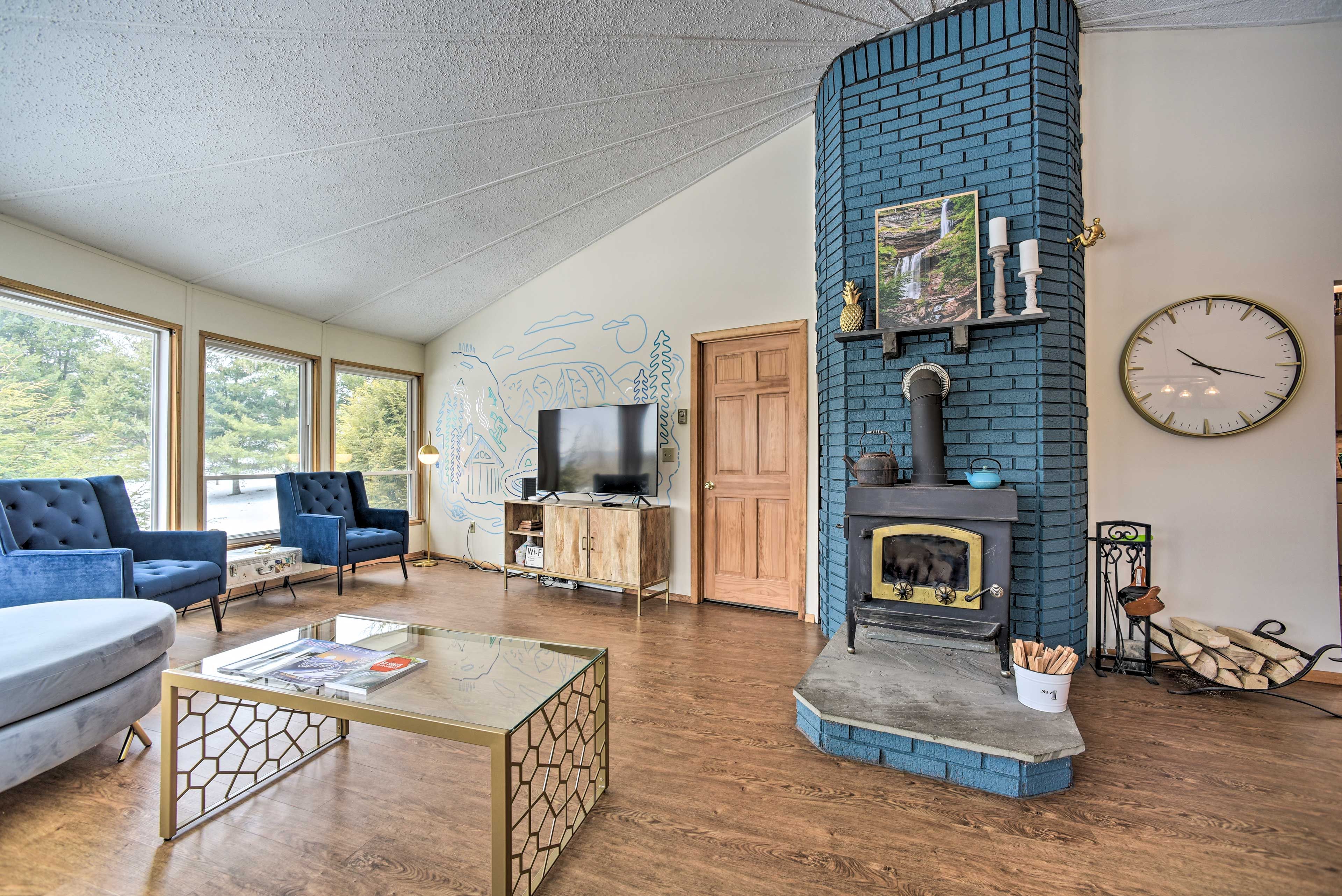 Living Room | Wood-Burning Stove