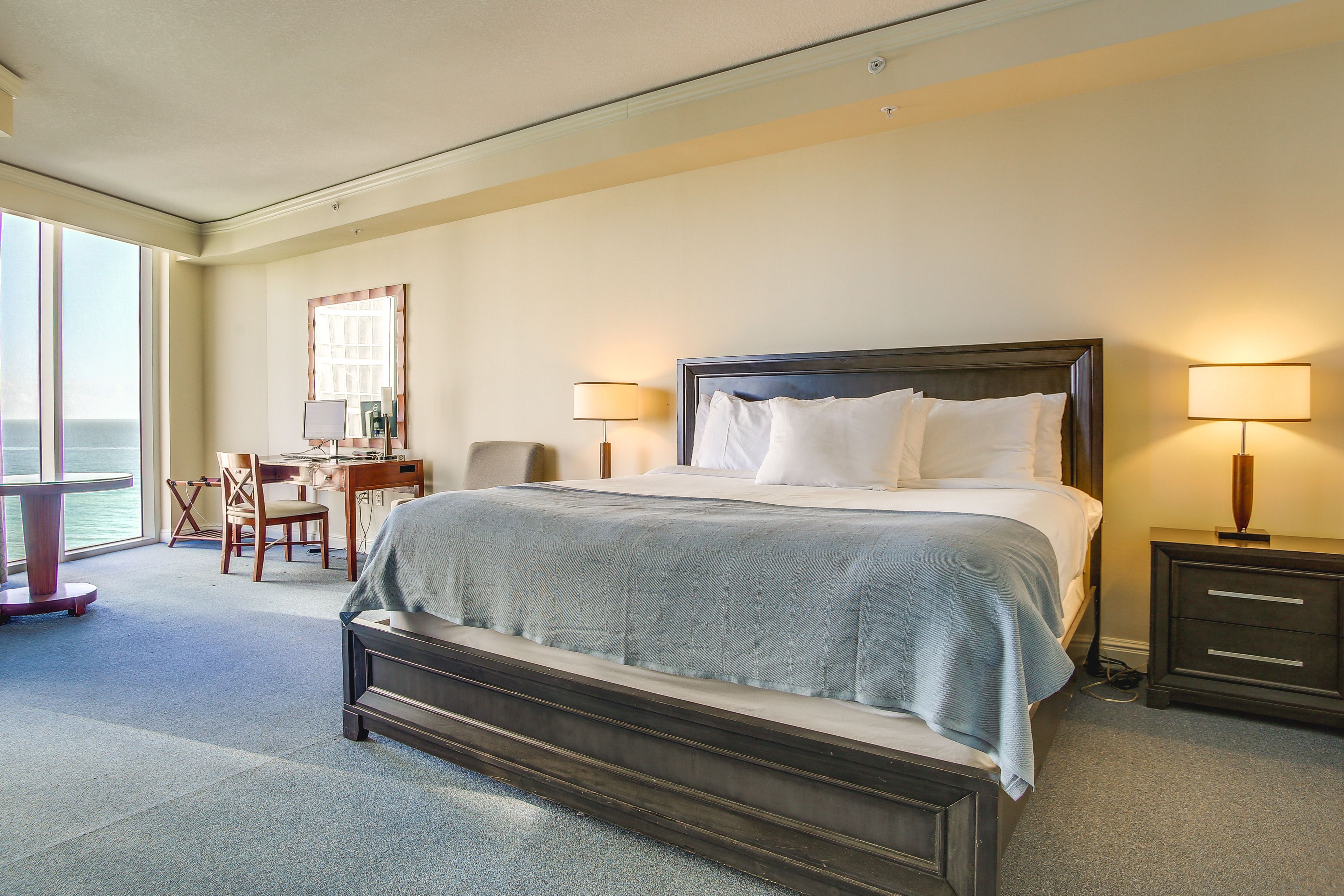 Bedroom Suite | King Bed | Linens Provided | Laptop-Friendly Workspace