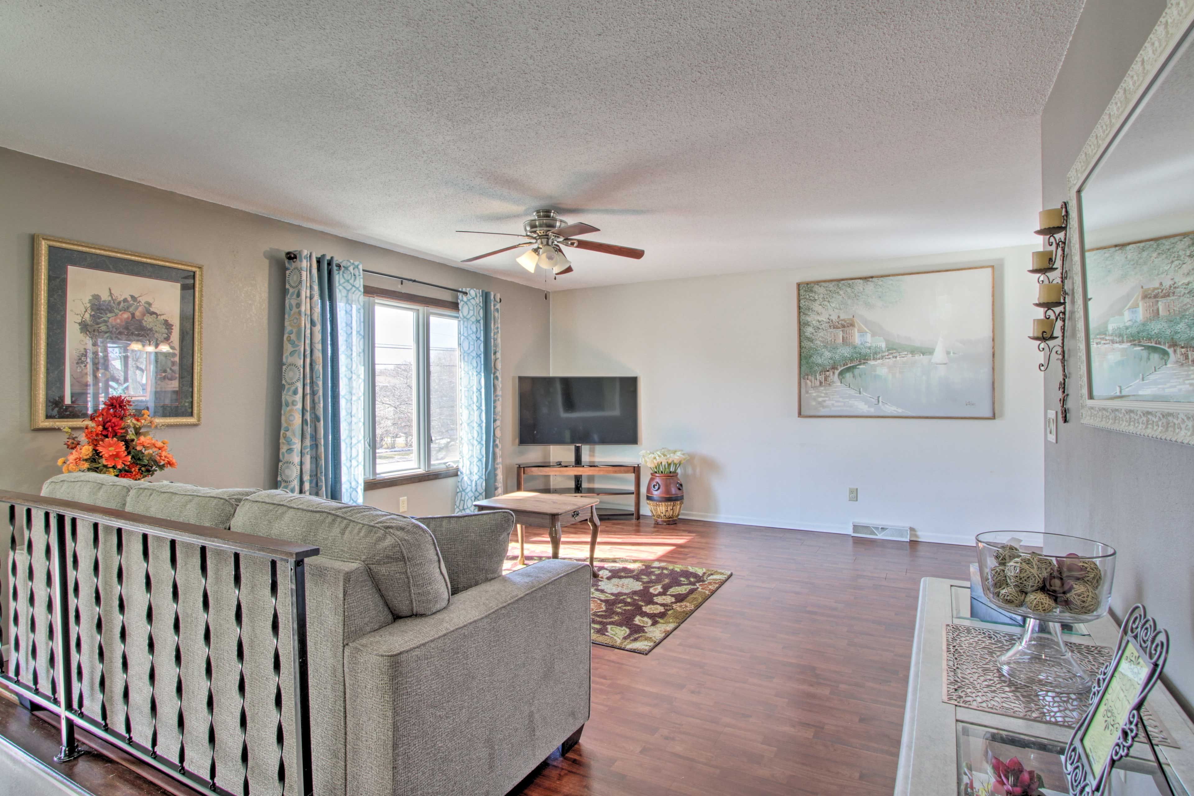 Living Room | Central Heat & A/C