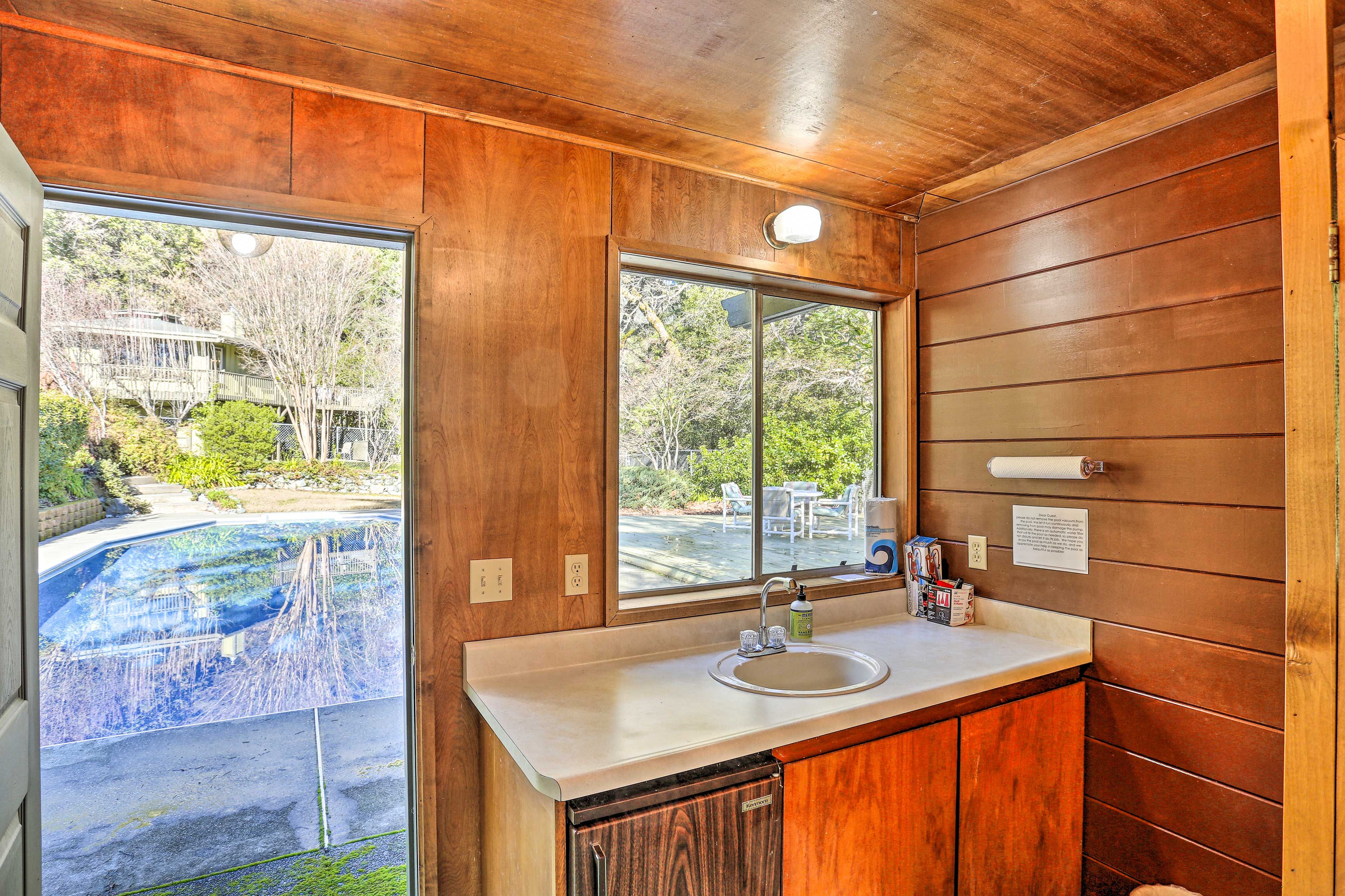Private Exterior Space | Pool Bathroom