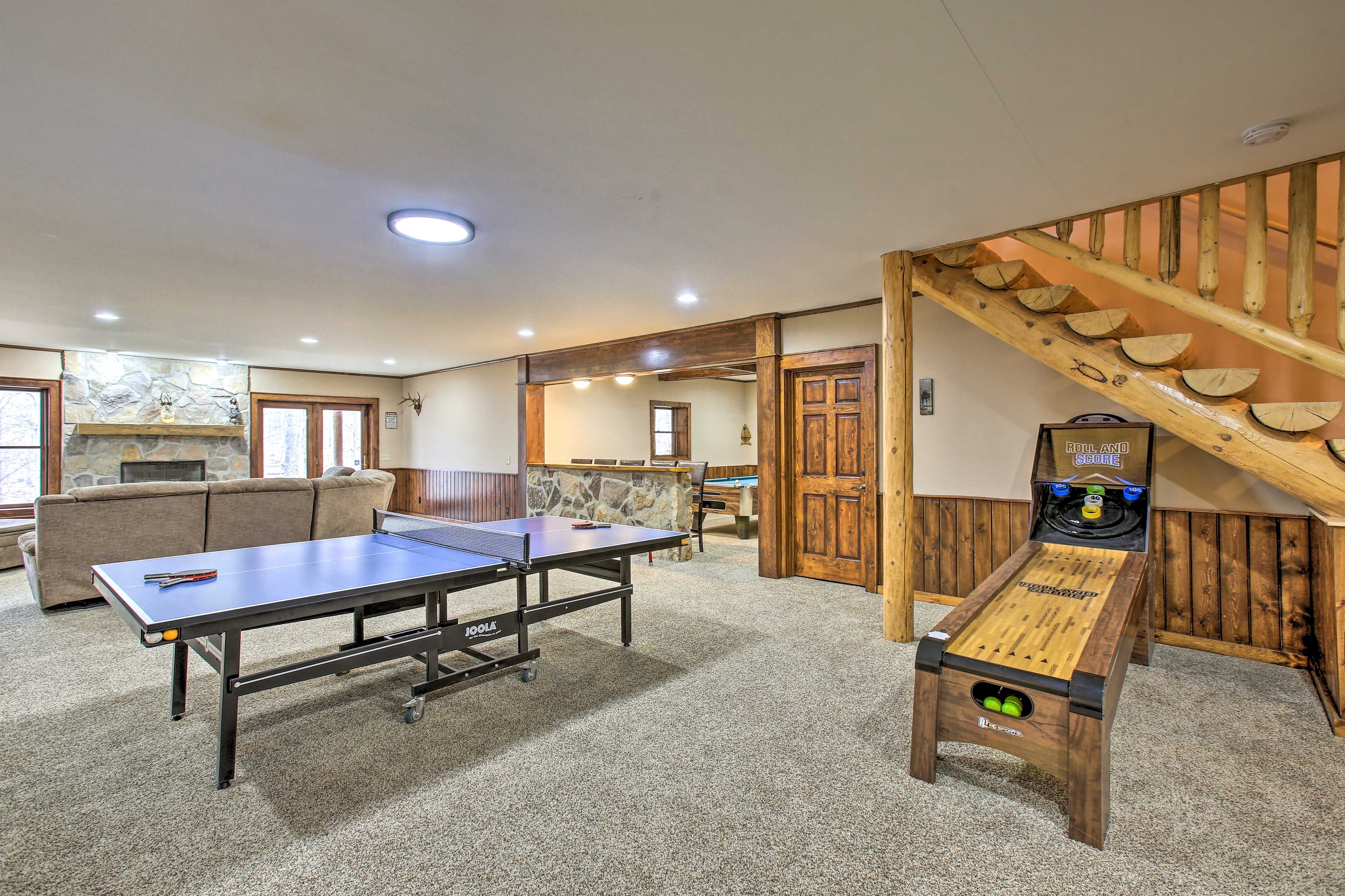Game Room | Downstairs | Stairs Required