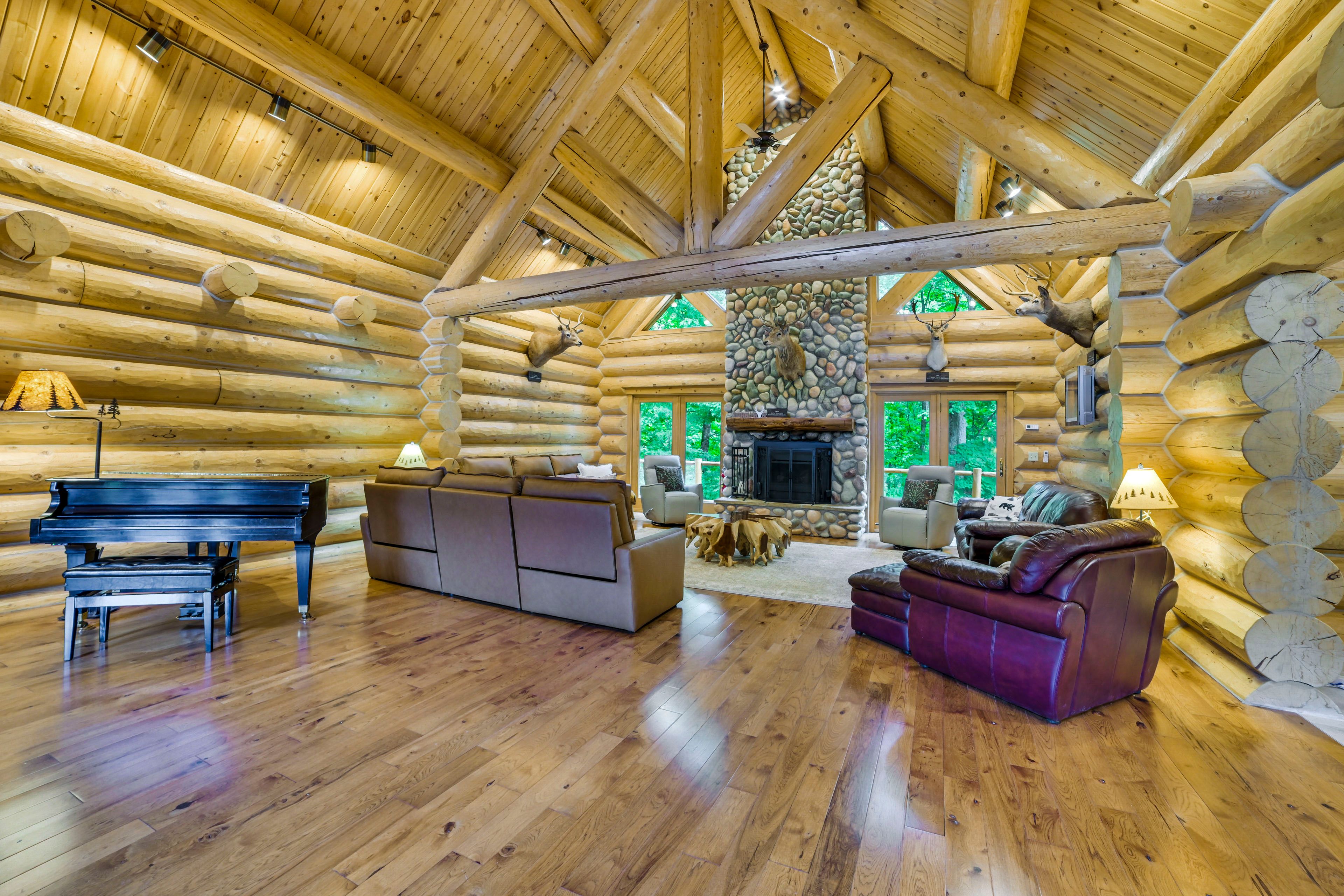 Boyne City Vacation Rental | 6BR | 6BA | 8,500 Sq Ft | Steps to Enter