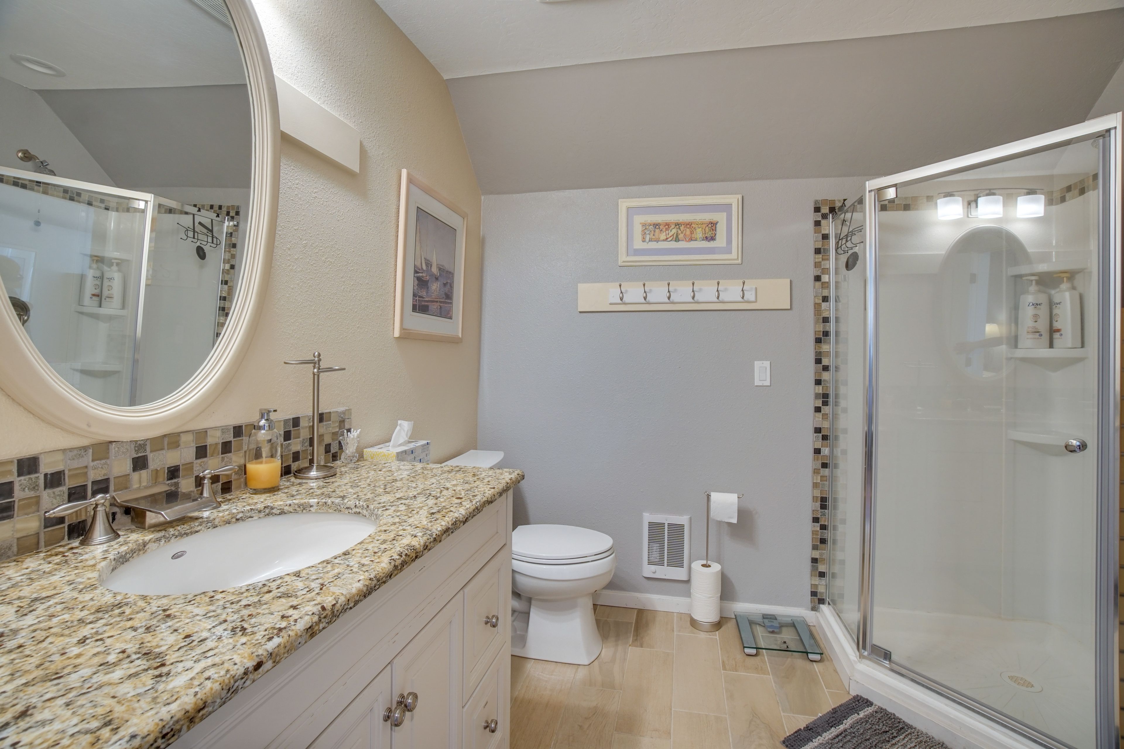 Bath | 2nd Floor | Walk-In Shower | Toiletries Supplied