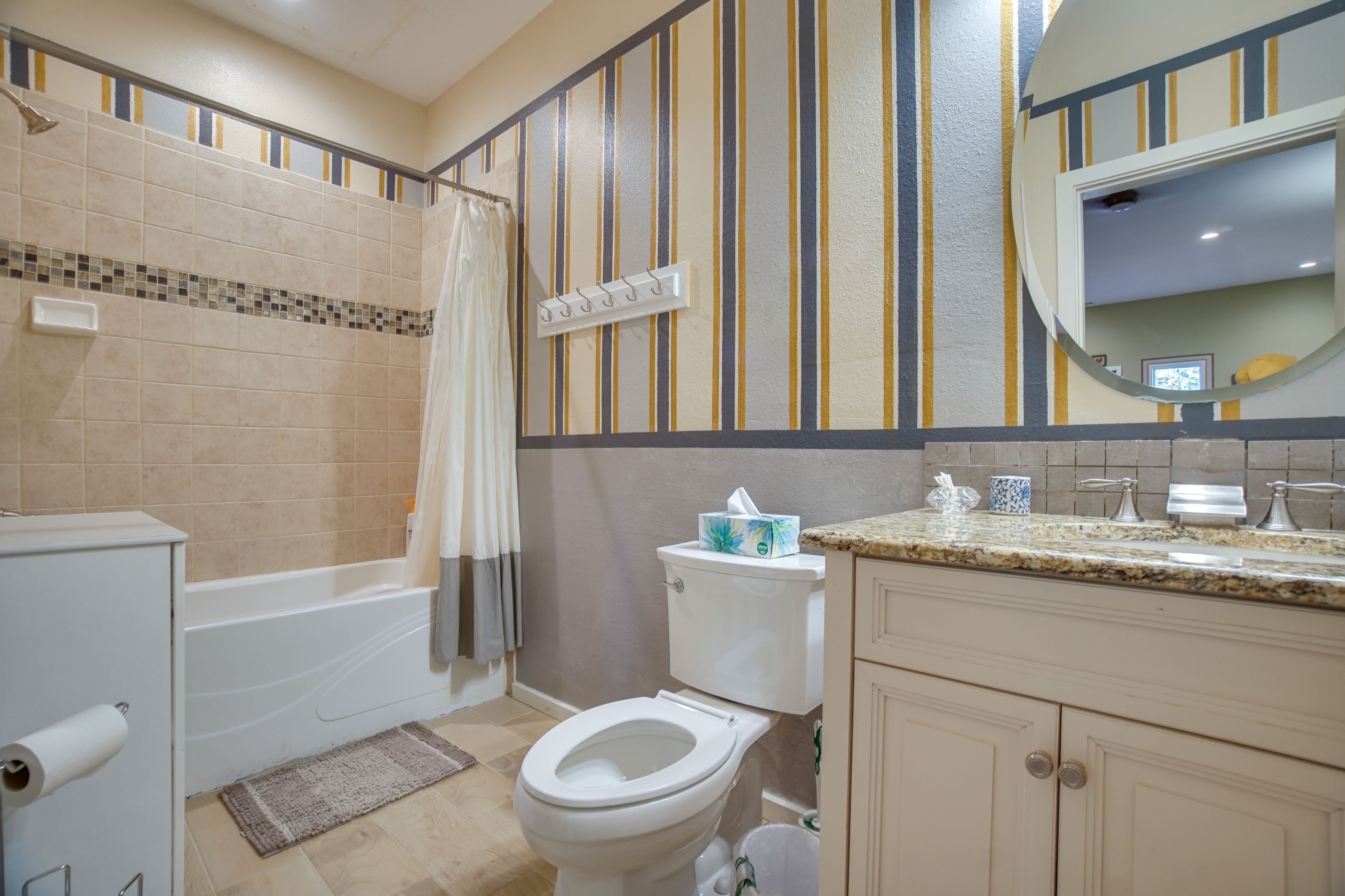 Full Bath | Shower/Tub Combo | 1st Floor