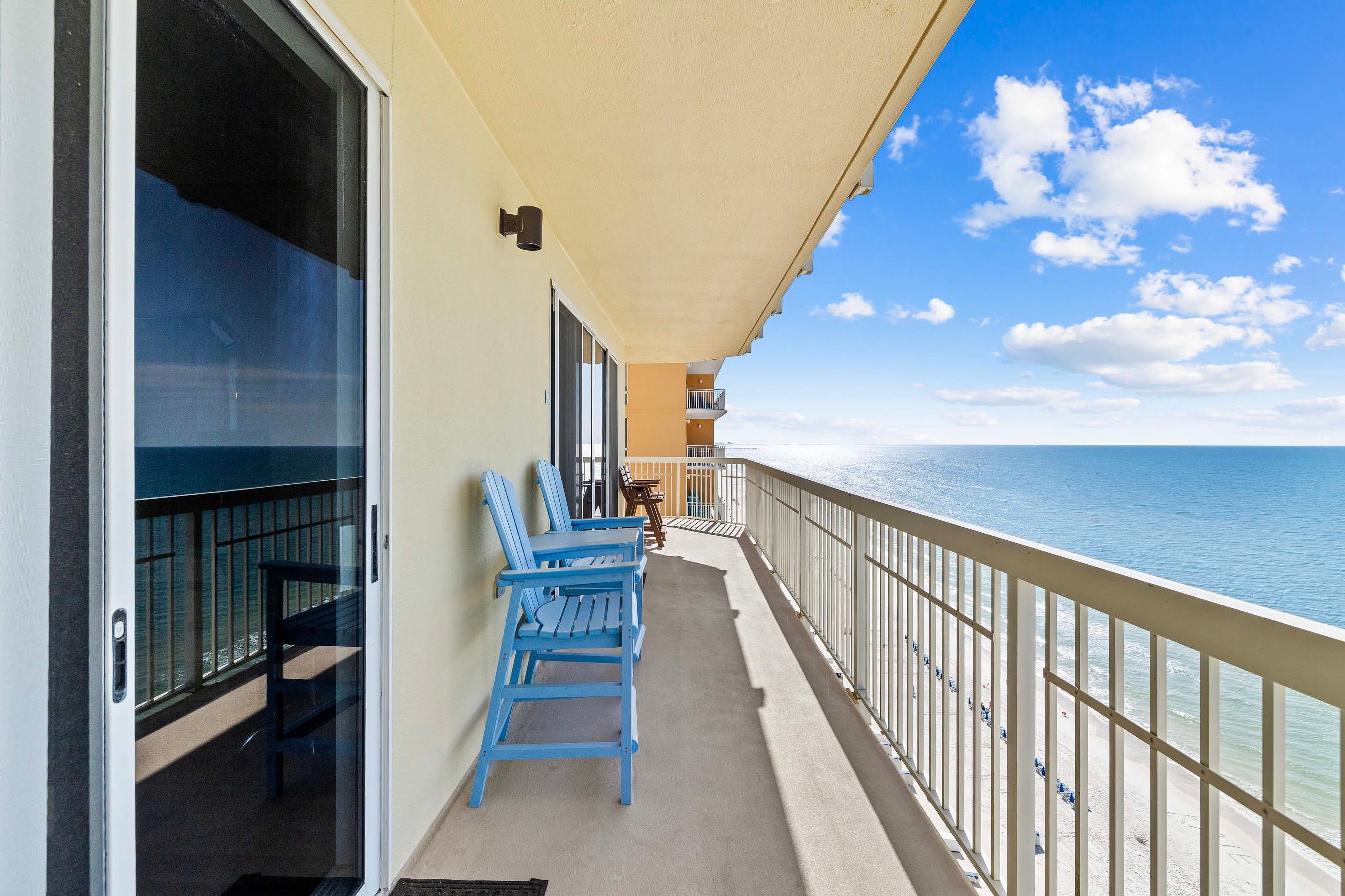 Private Covered Balcony