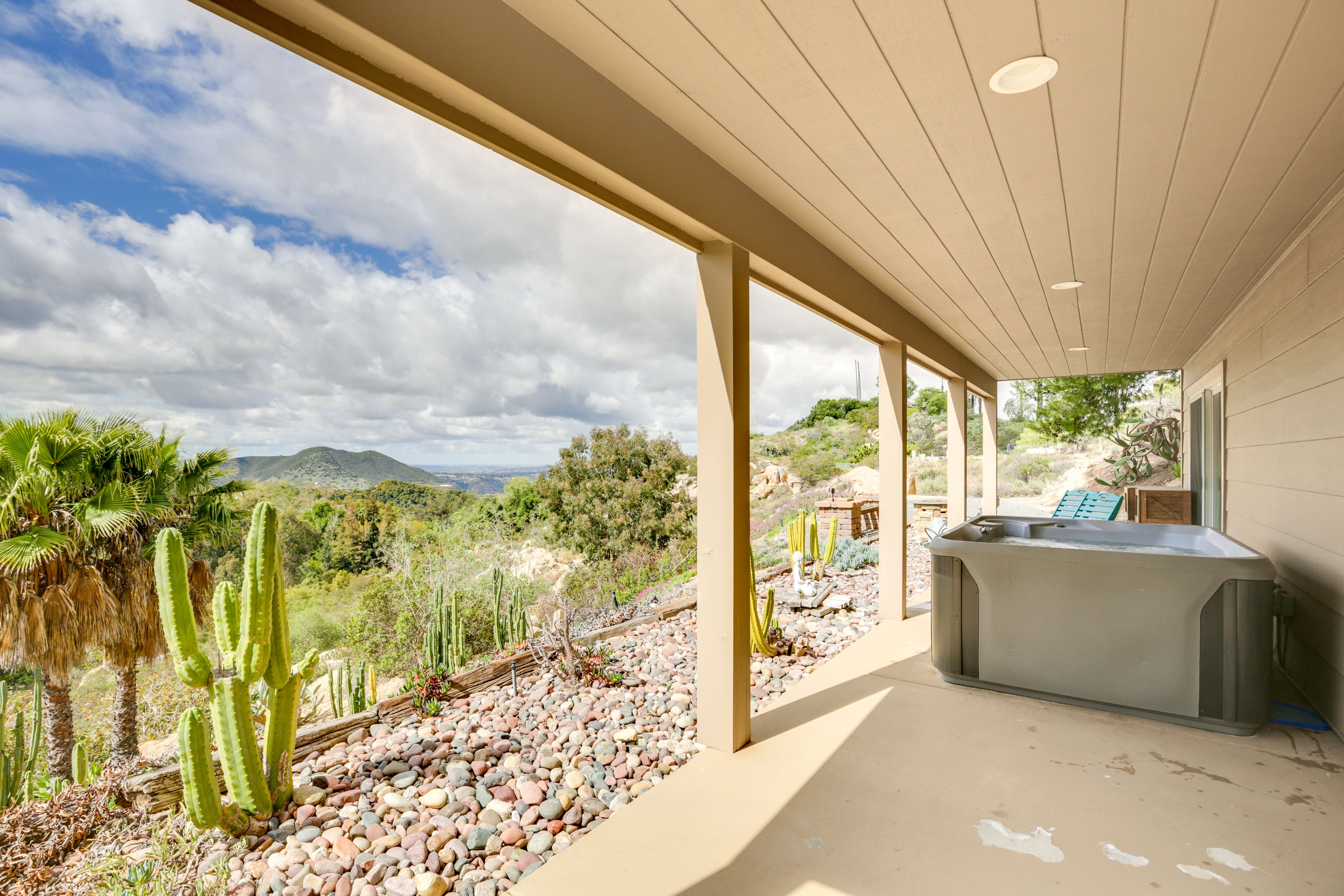 Covered Patio | Private Hot Tub