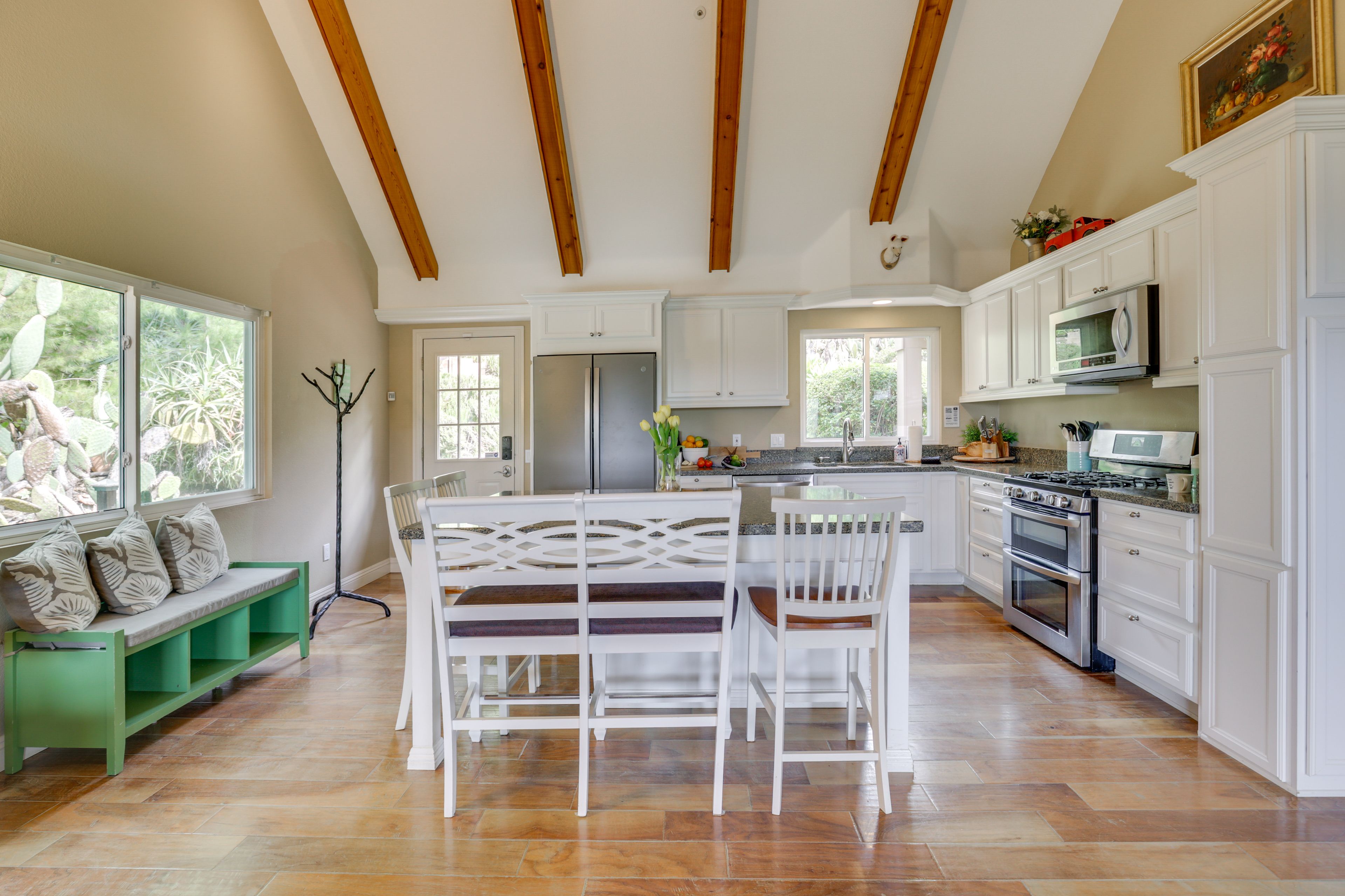 Kitchen | Main Level | Drip Coffee Maker | Blender | Toaster | Cooking Basics