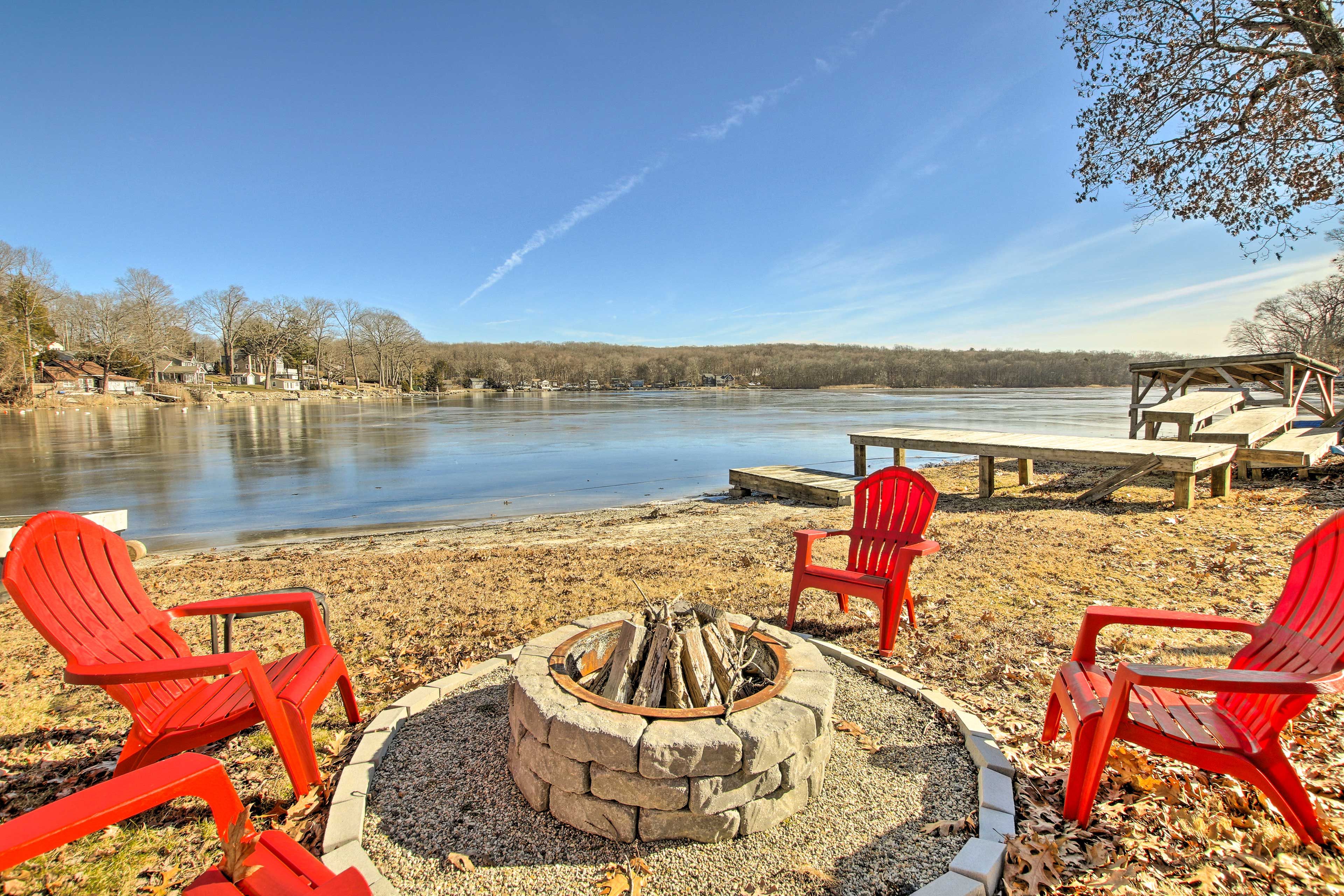 Private Dock & Outdoor Living Area