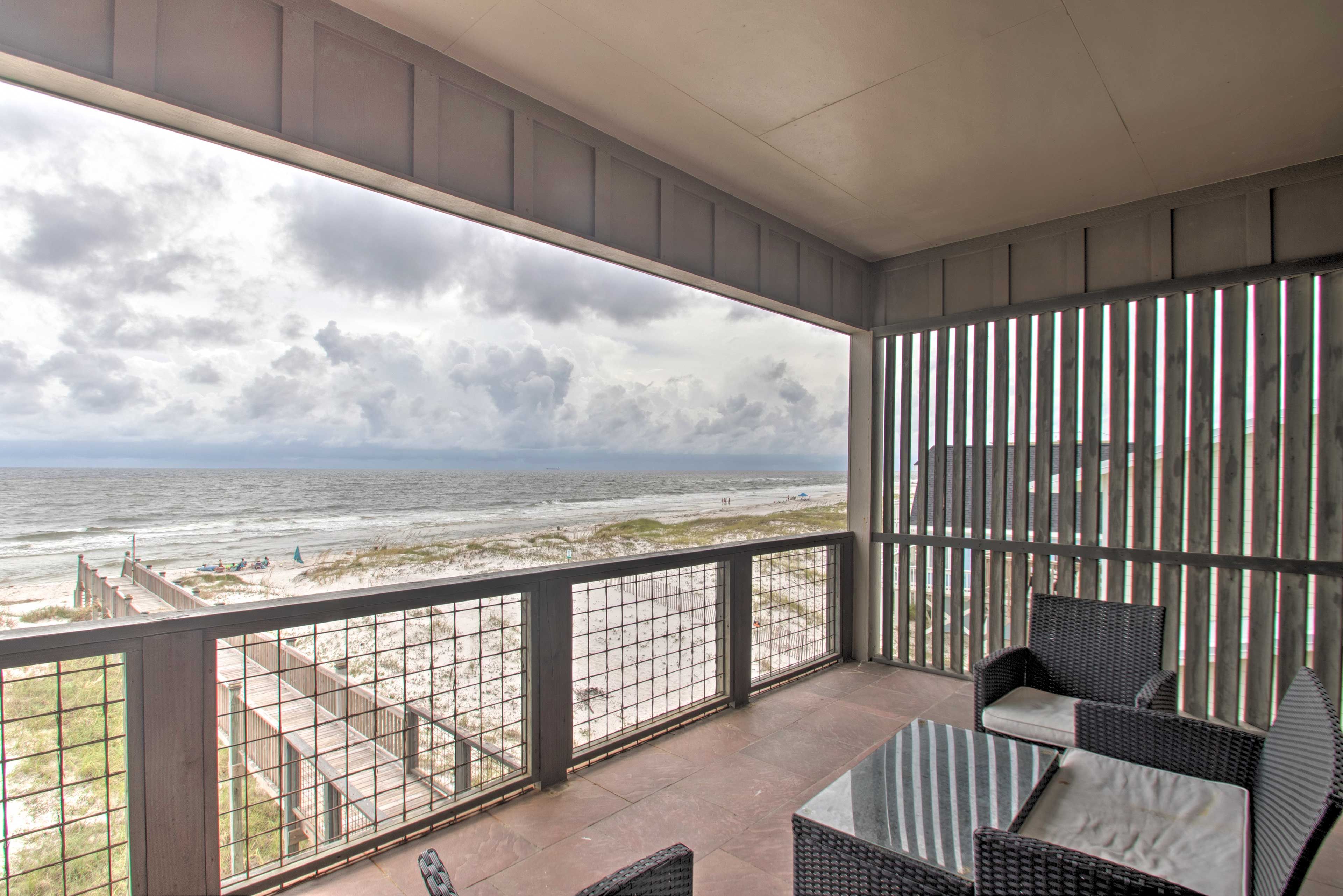 Private Balcony | Direct Access to Beach from Boardwalk