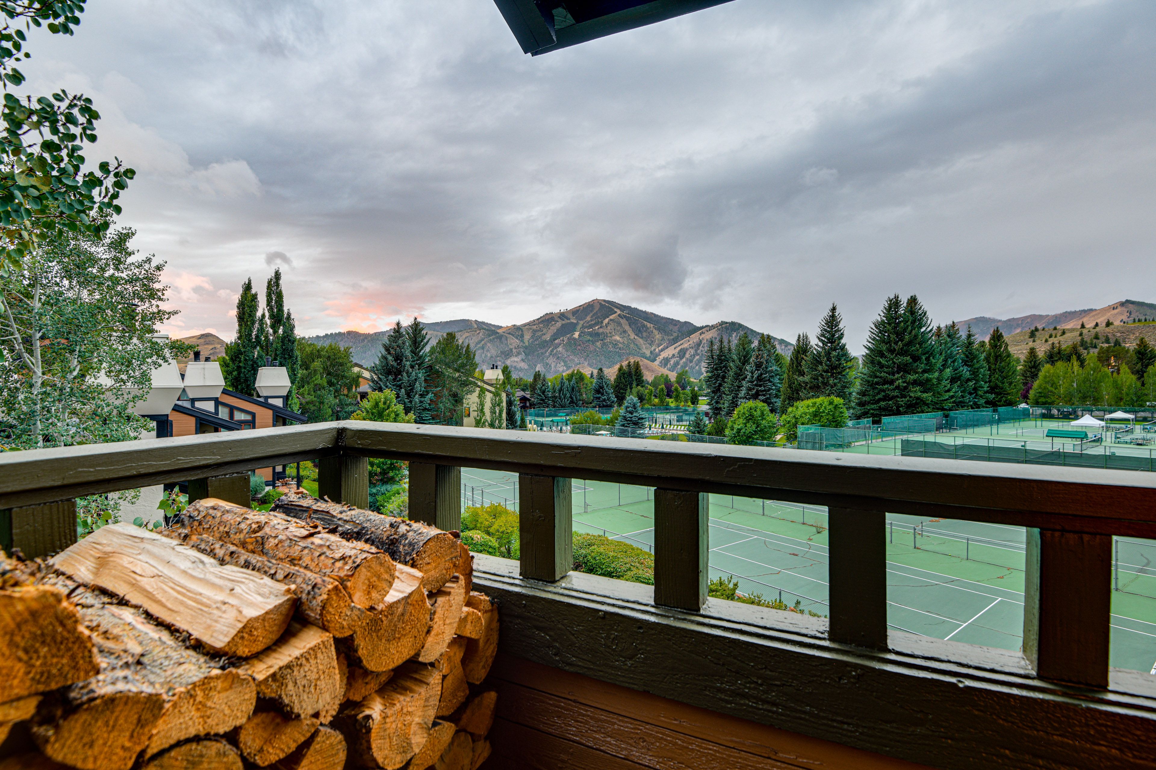 Private Balcony | Elevator Access to Condo | Firewood Provided