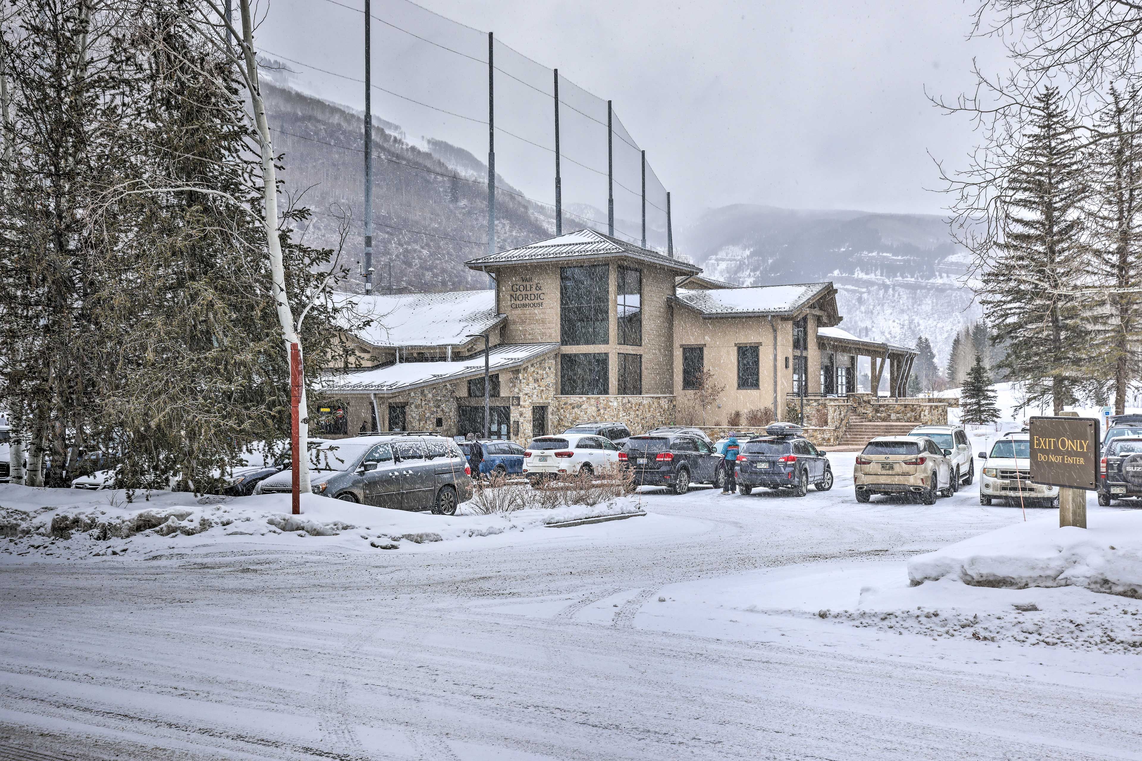 Walk to Vail Golf Club & Nordic Center