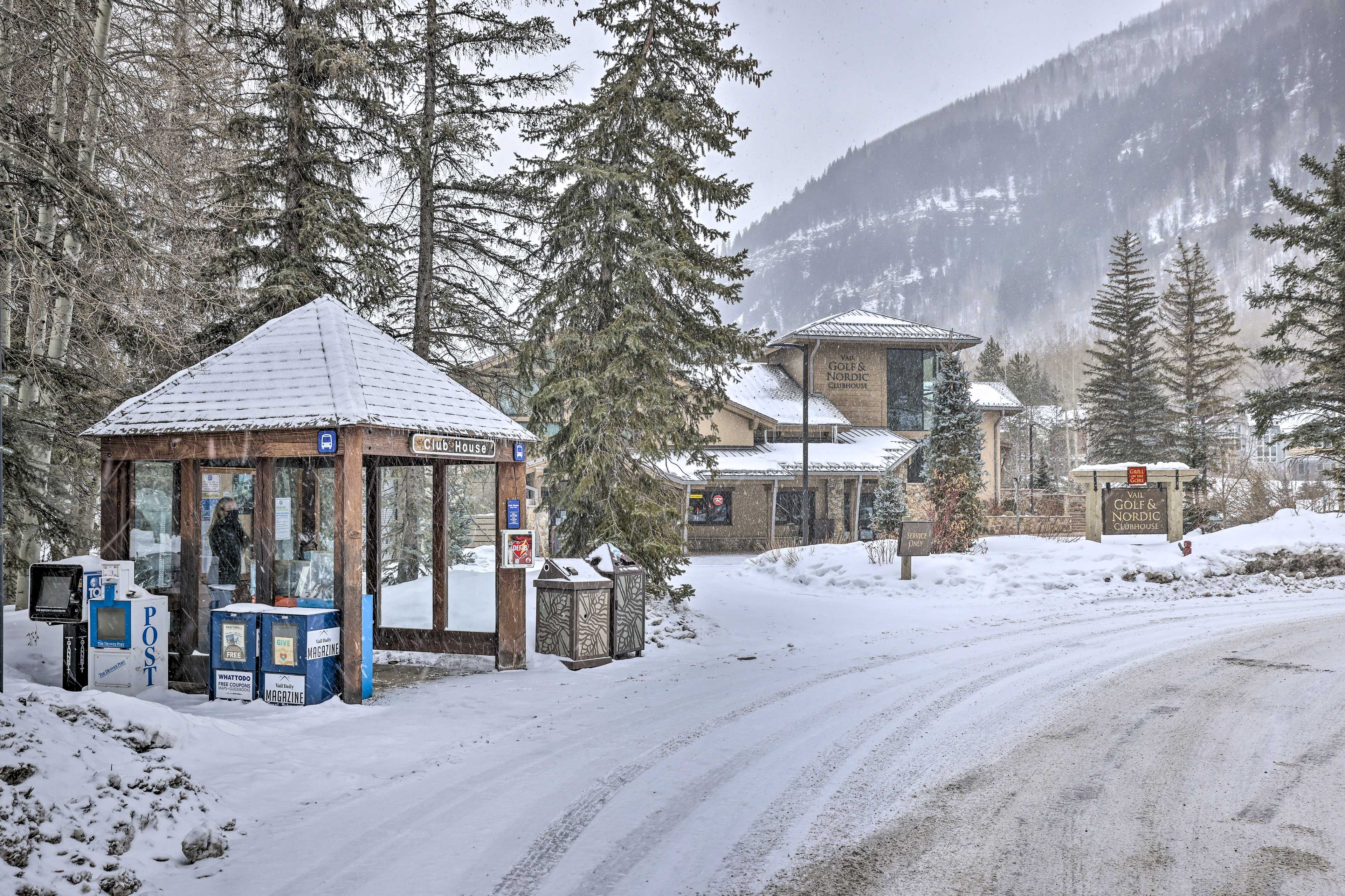 Walk to Shuttle Stop