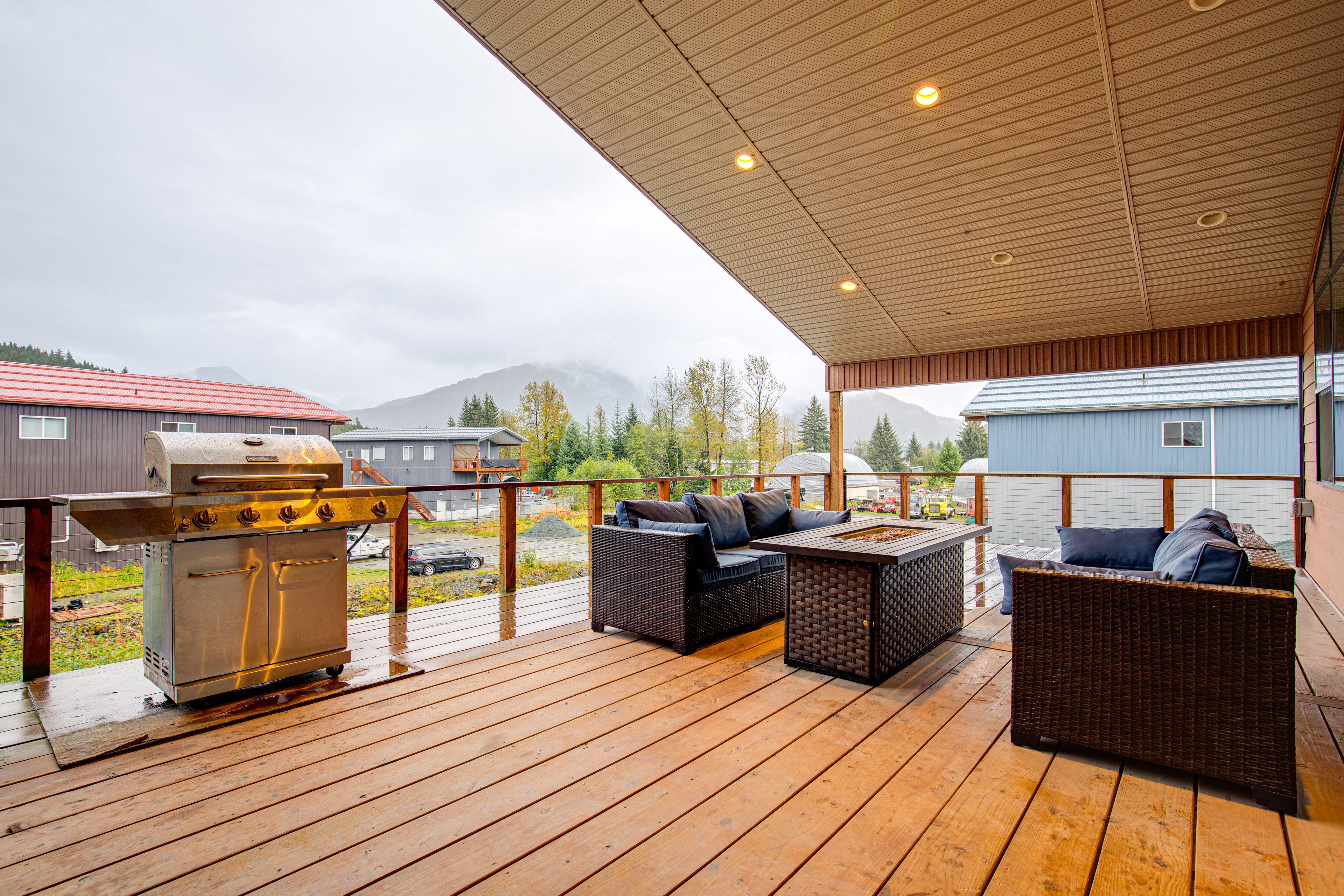 Furnished Deck | Gas Grill | Outdoor Fireplace | 1st Floor