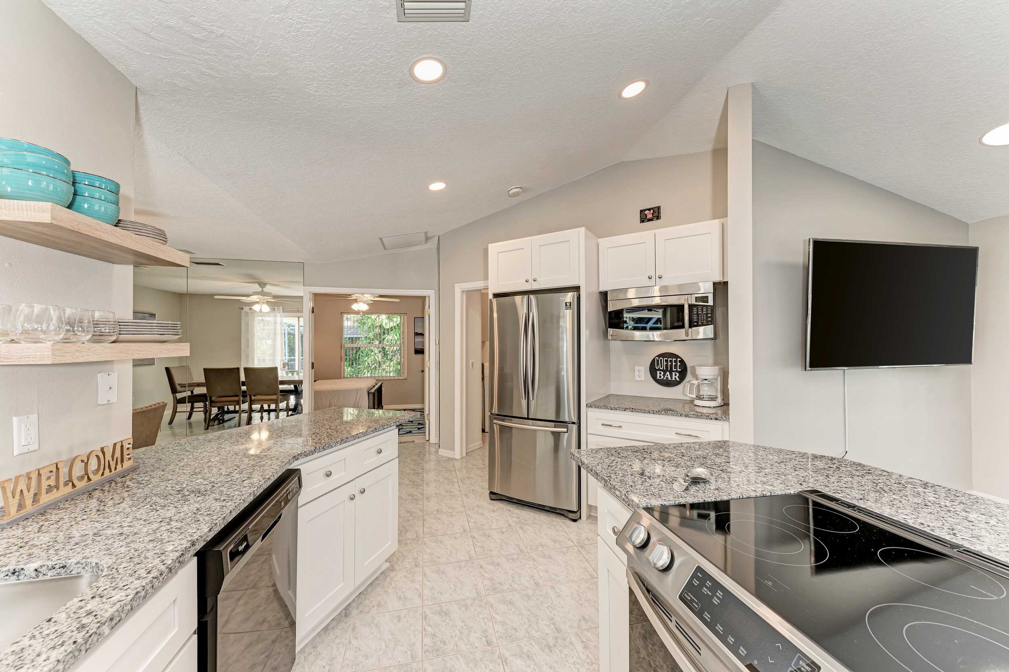 Fully Equipped Kitchen | Dishware & Silverware