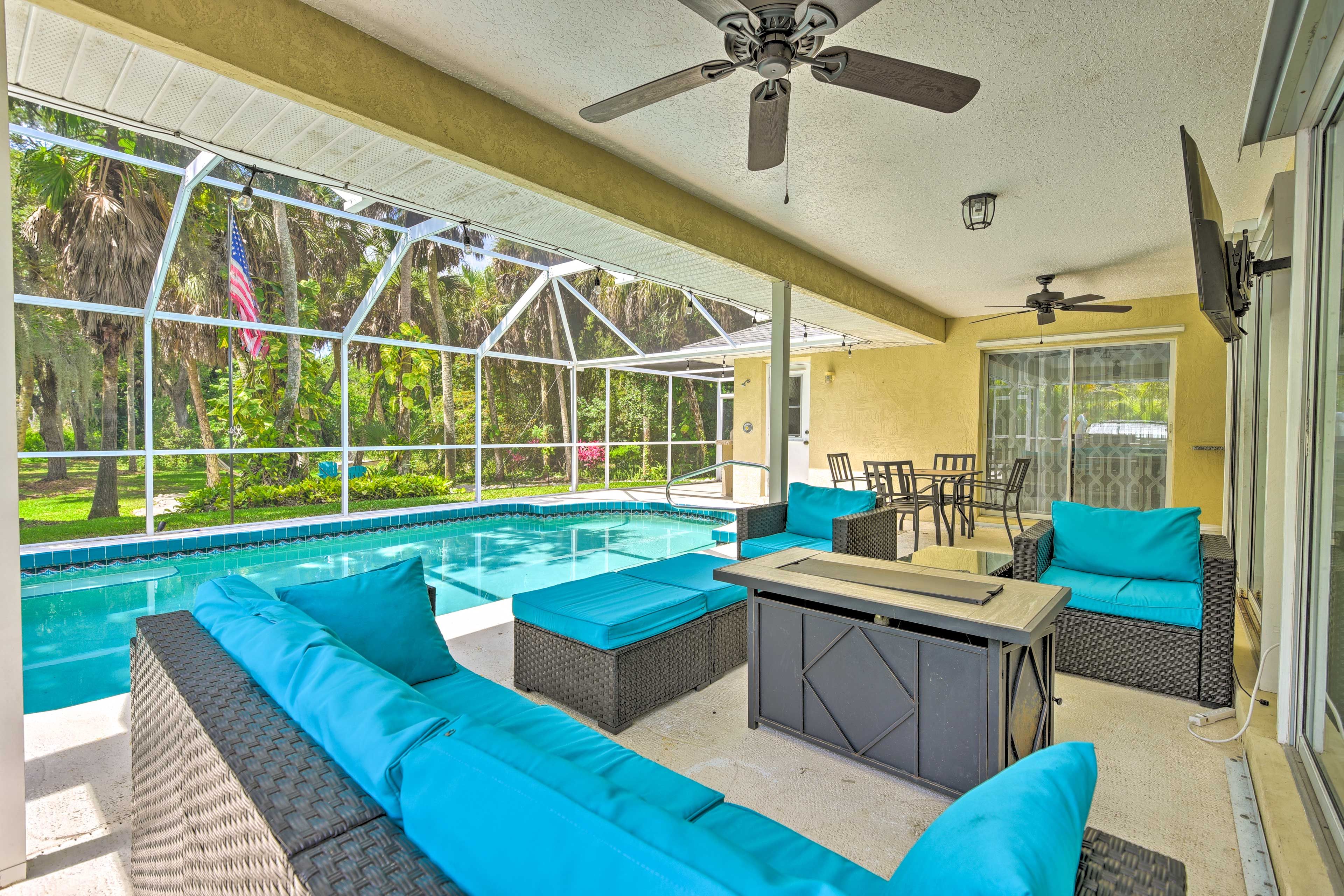Private Covered Patio