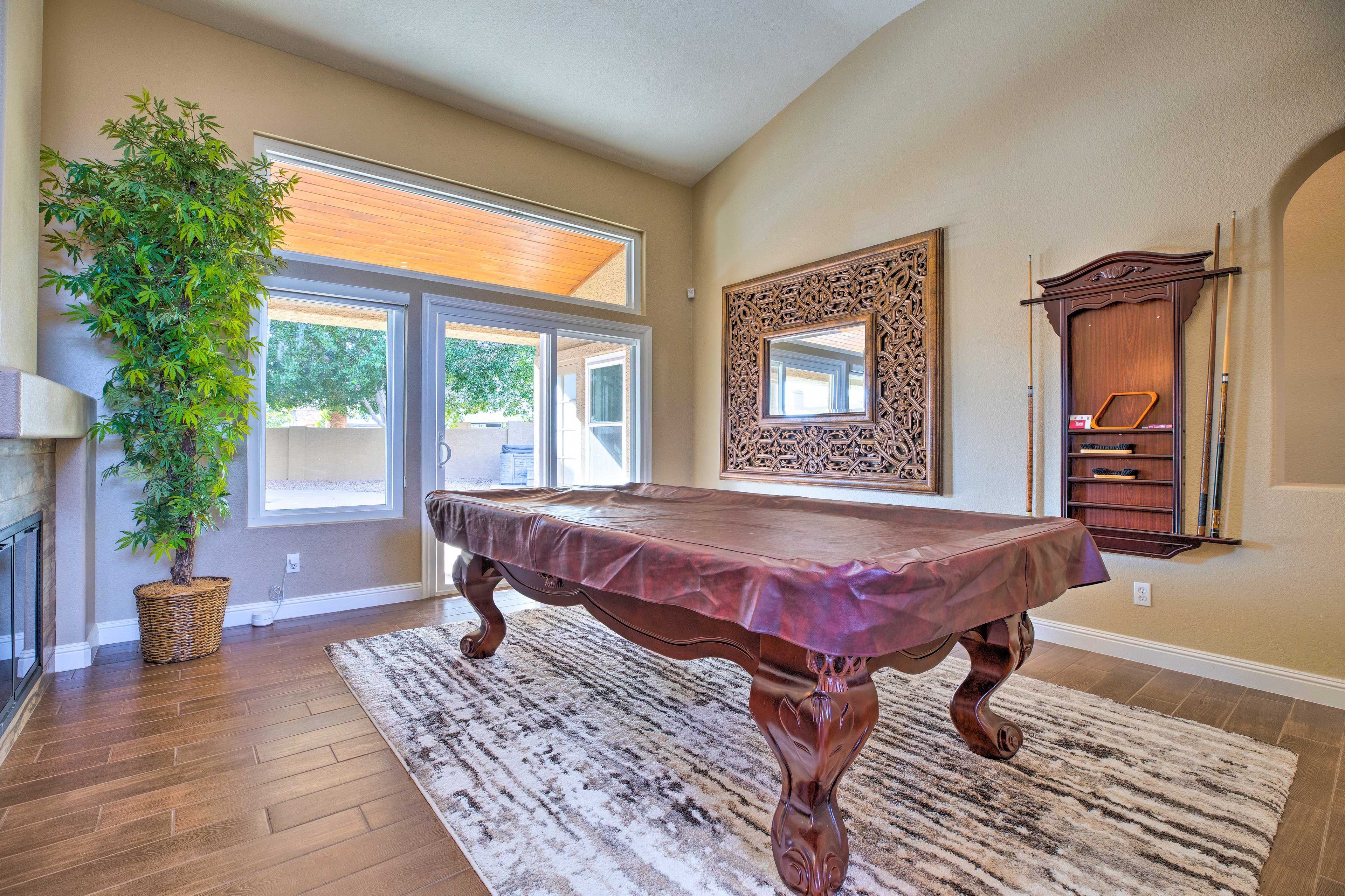 Living Area | Pool Table