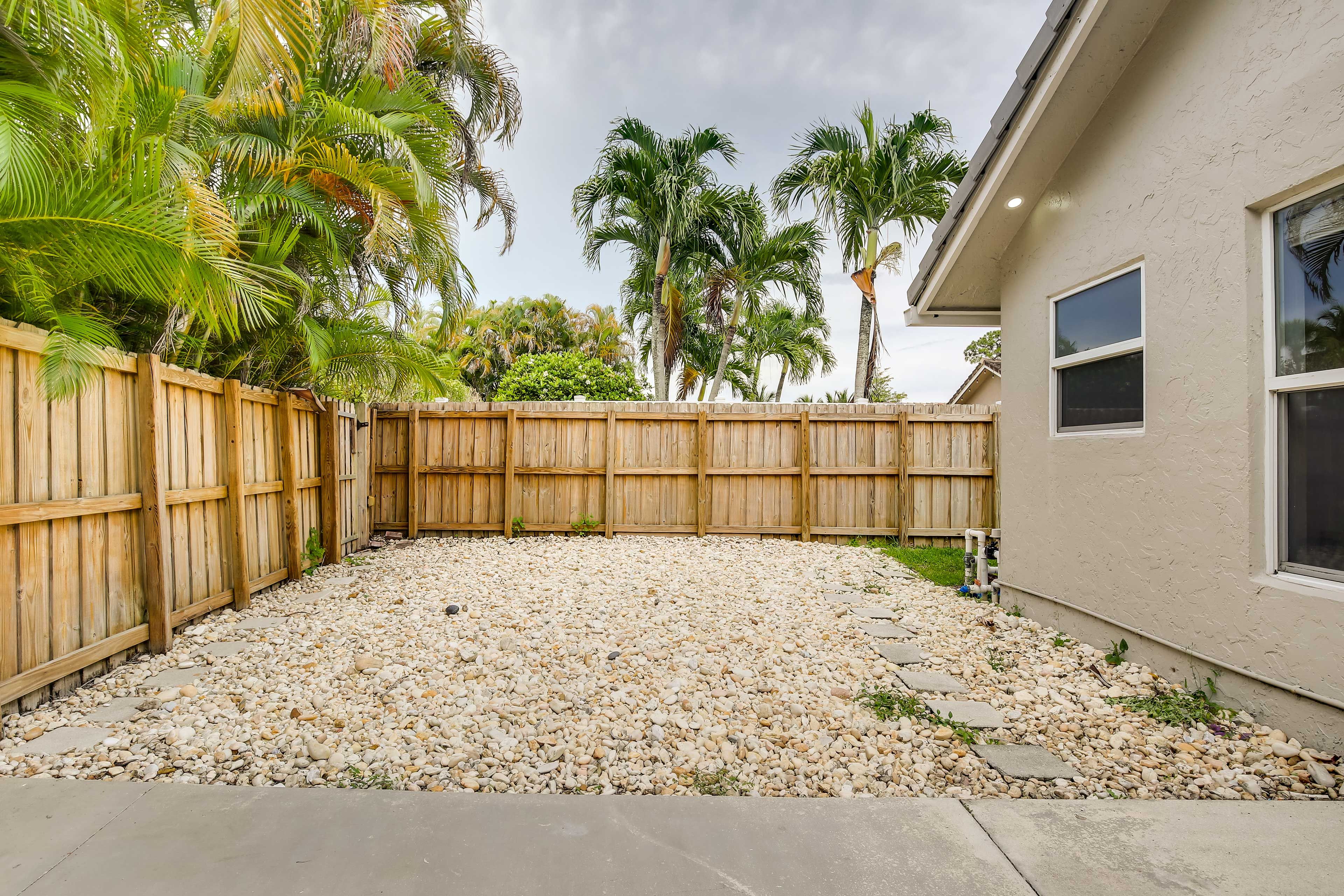 Fenced Yard