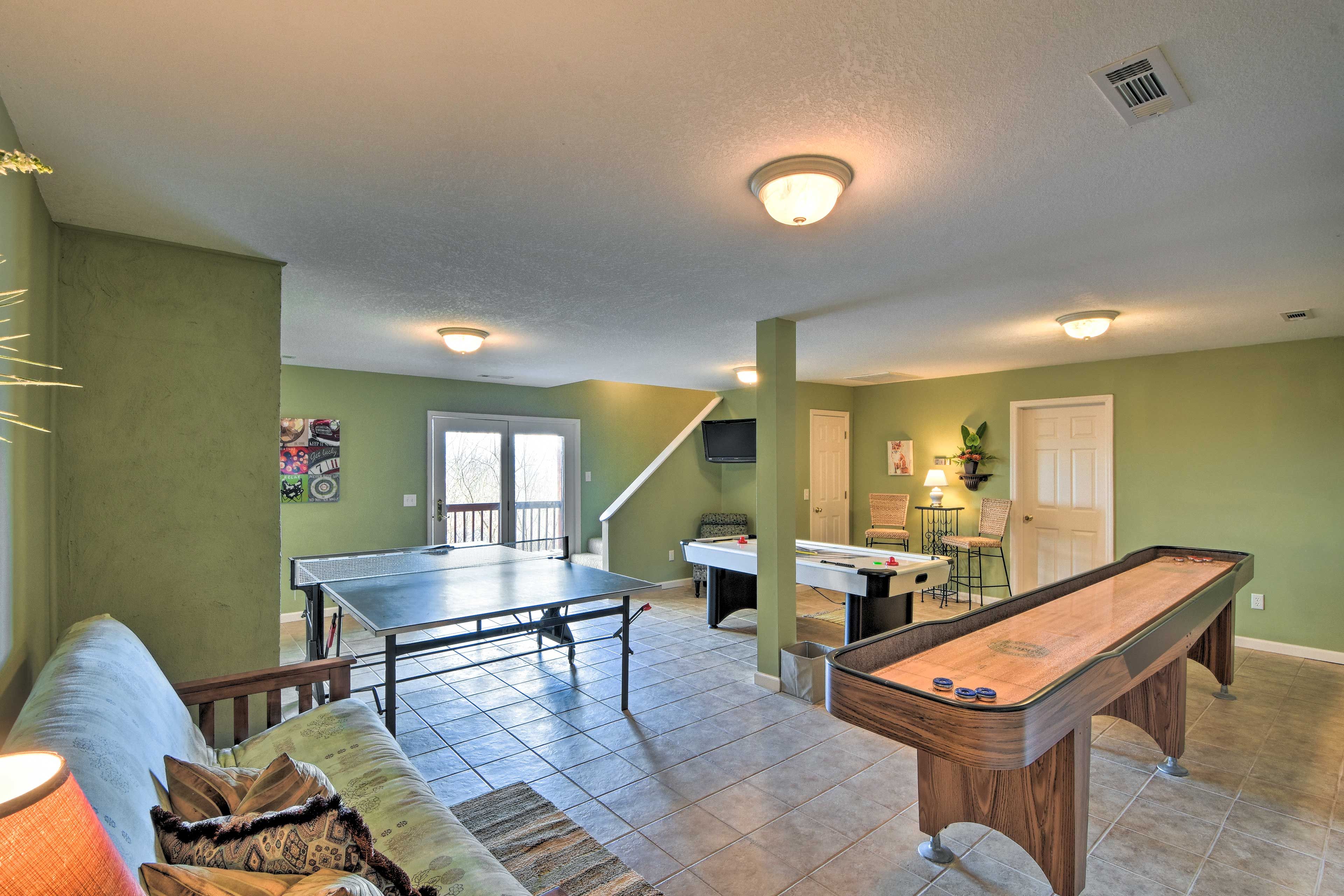 Game Room | Basement Level | Stairs Required
