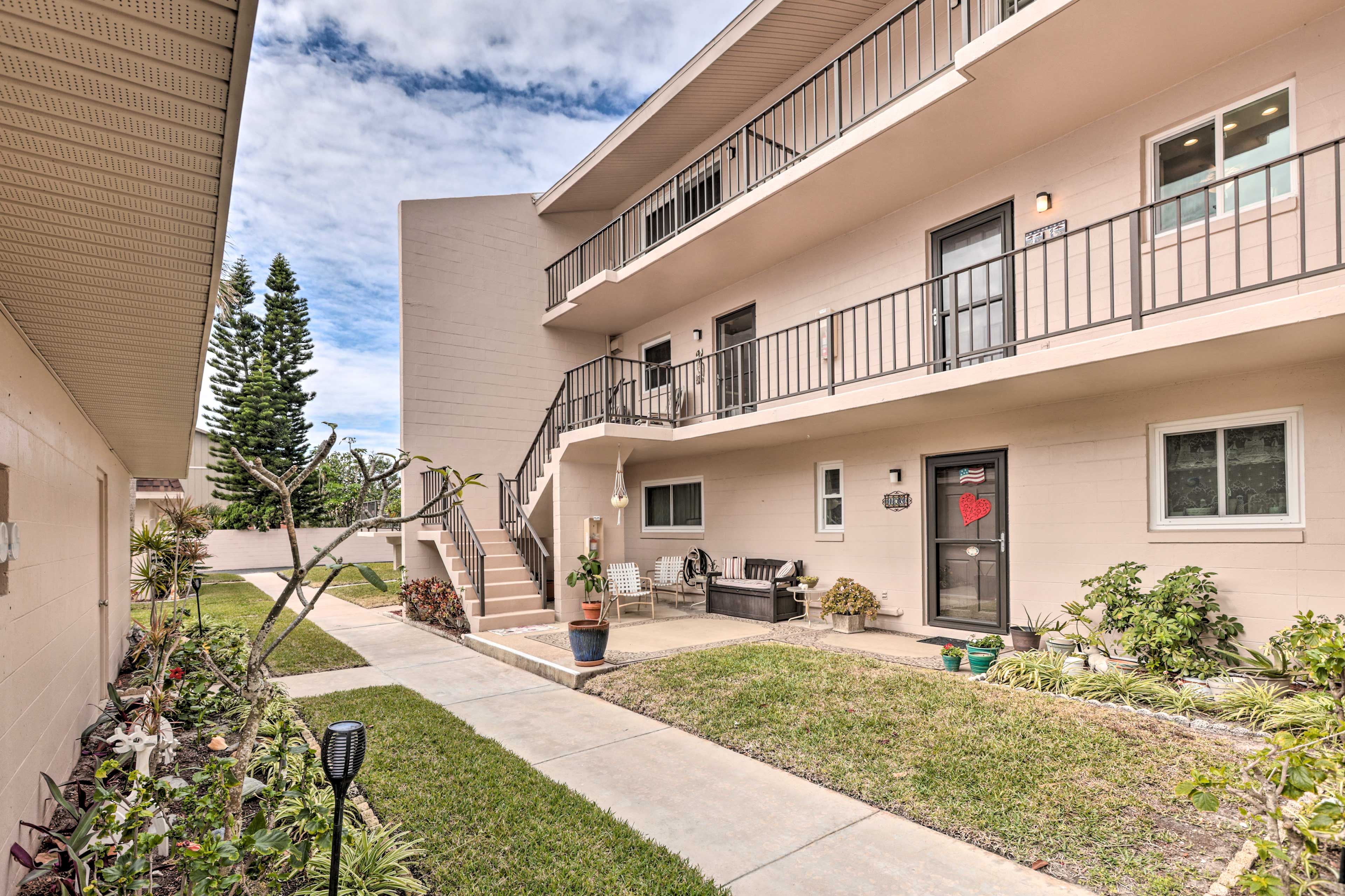 Exterior | Private Entrance | Stairs Required