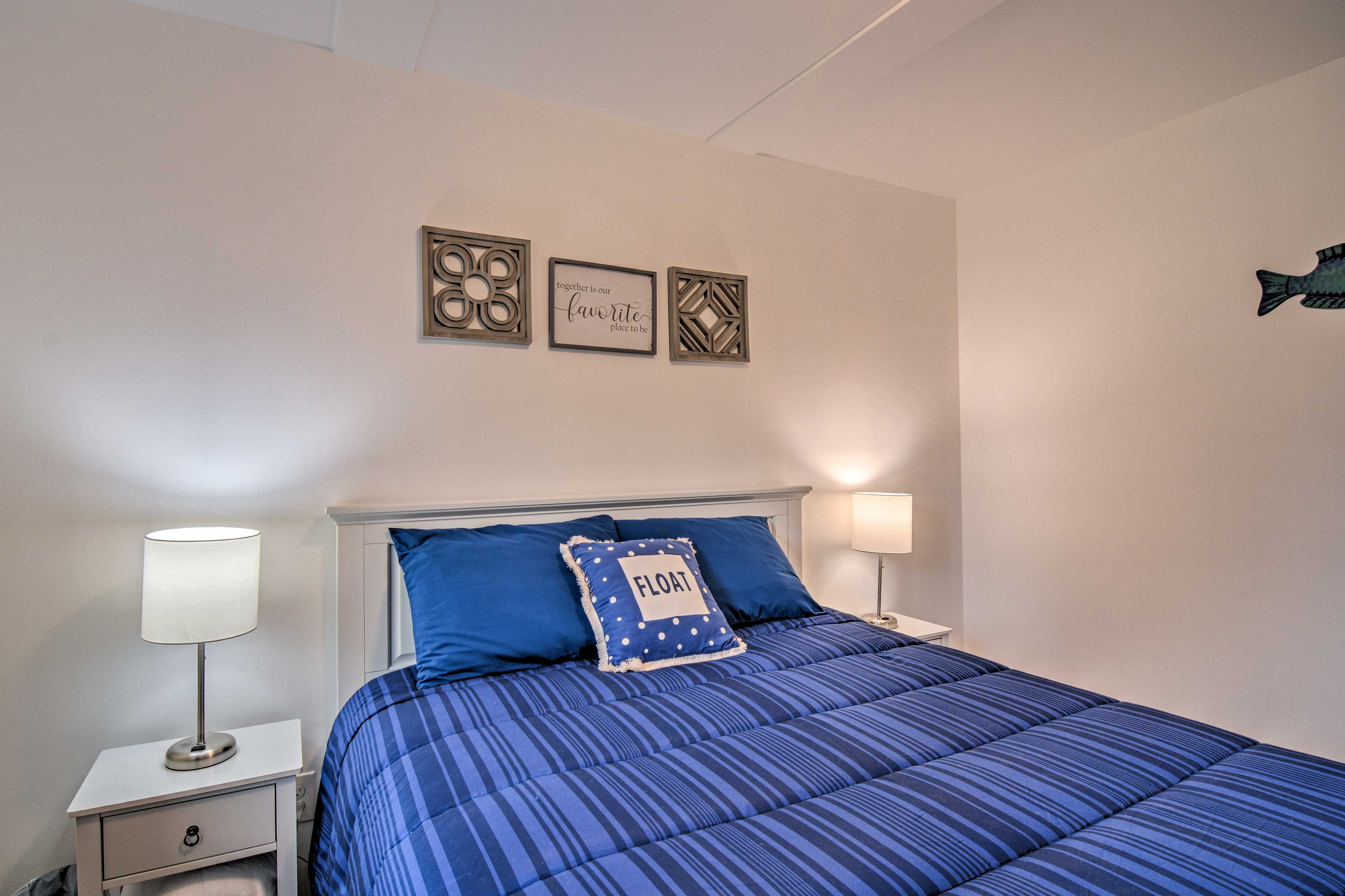 Bedroom 1 | Beach Towels Provided