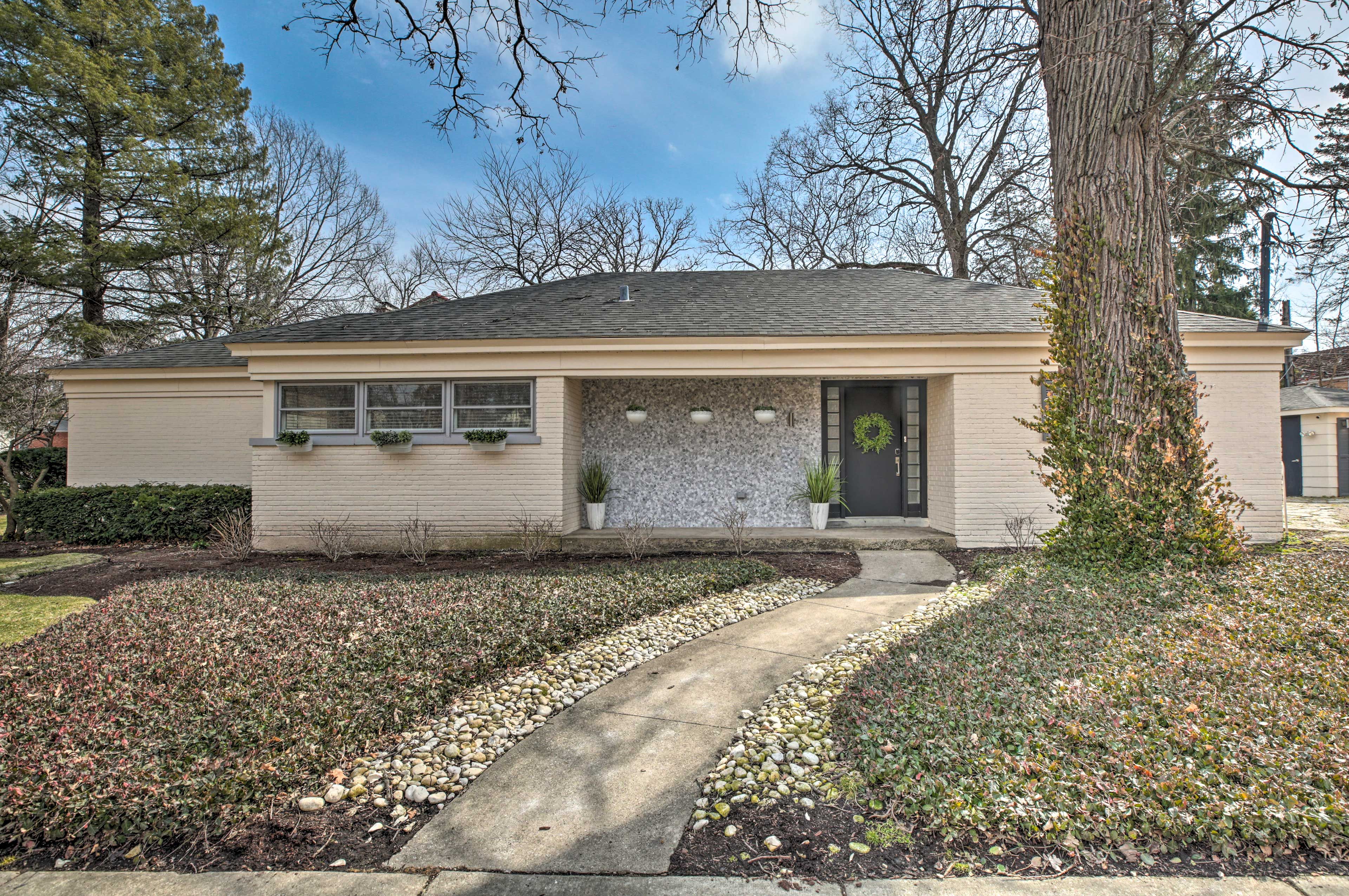 Home Exterior | 2 Steps Required for Access | 0.8 Miles to Metra Train Station
