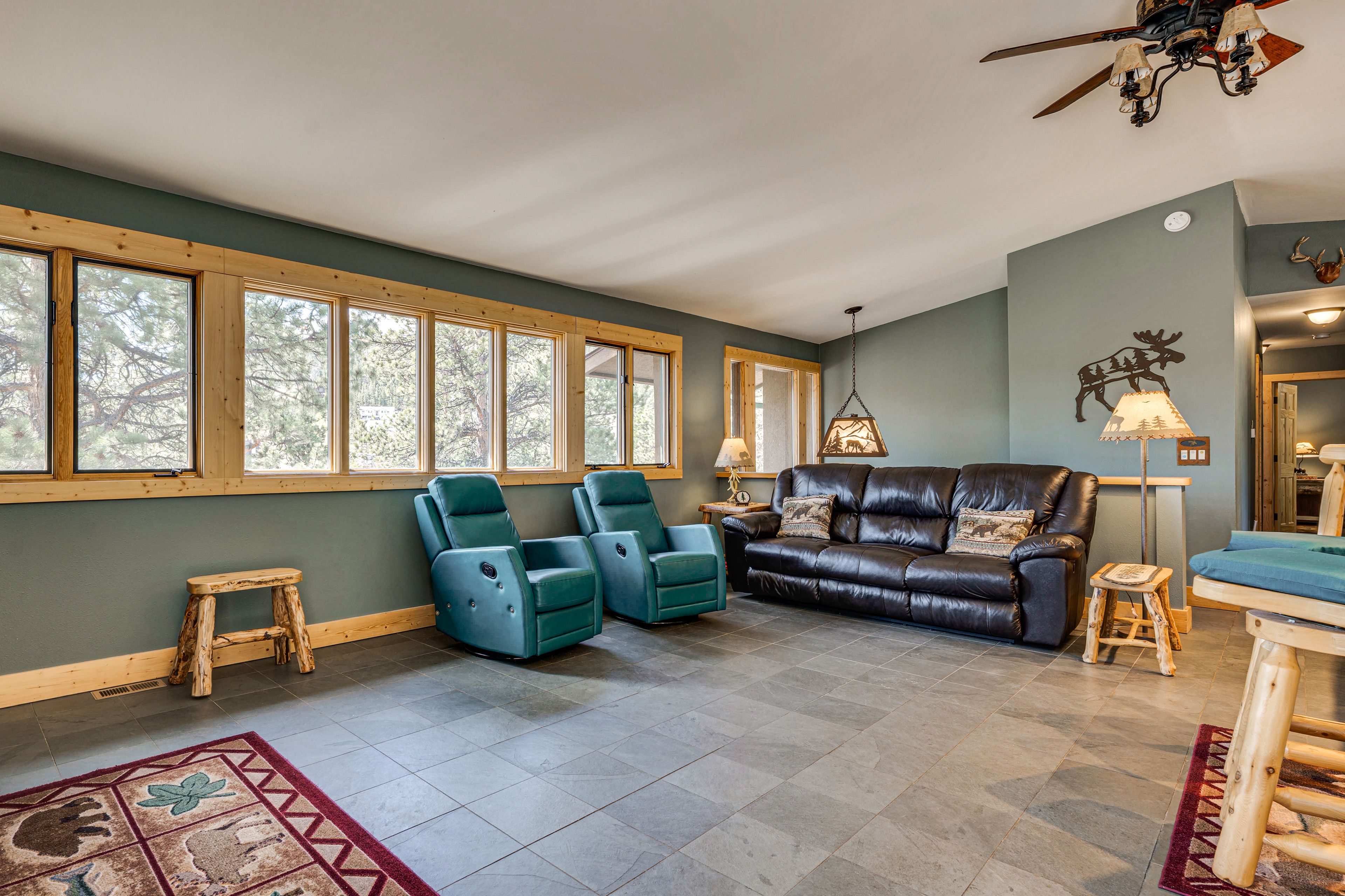 Estes Park Vacation Rental | 3BR | 2BA | 2,256 Sq Ft | Stairs Required